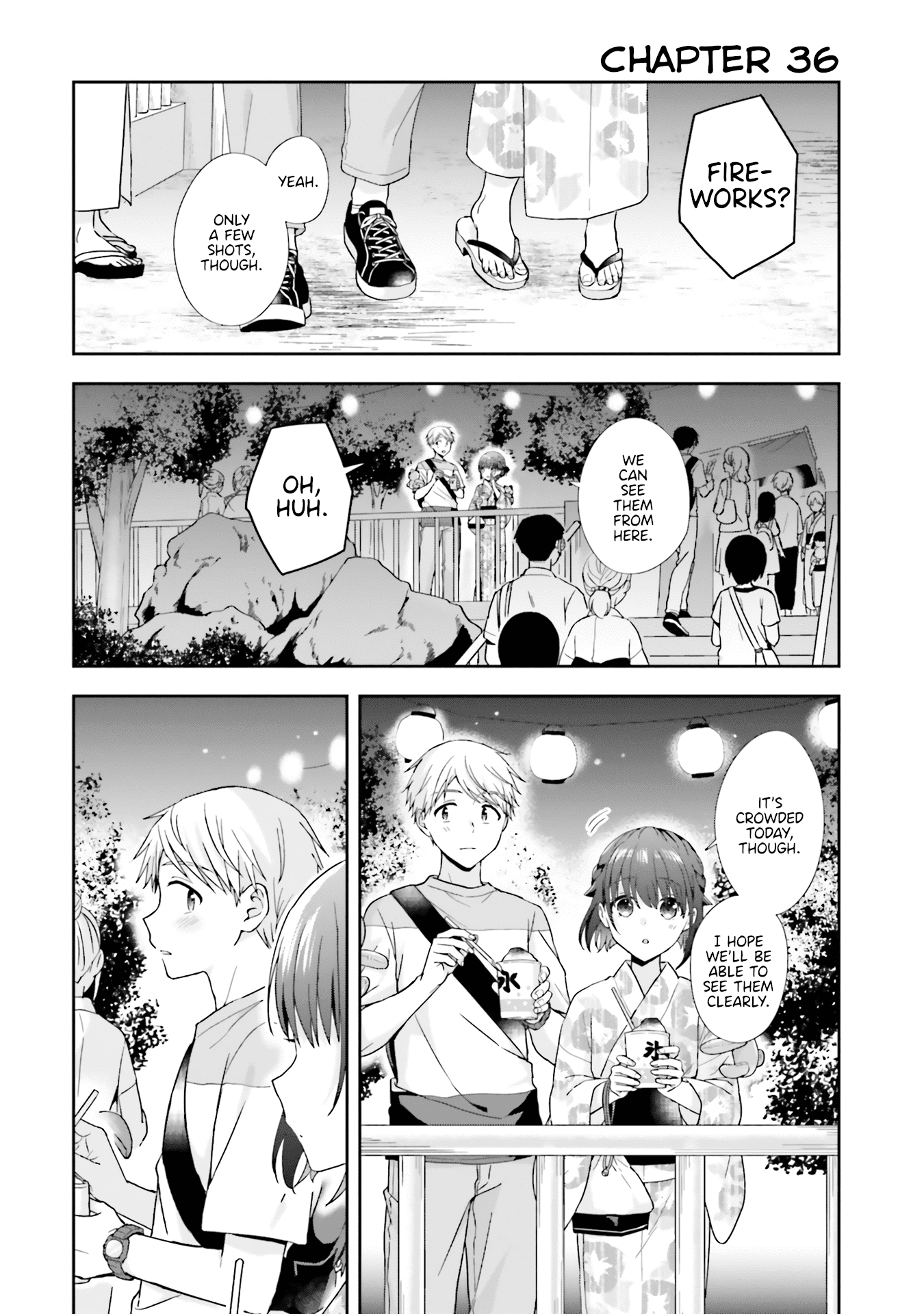 The Quiet Komori-San And The Loud Oobayashi-Kun - Chapter 36