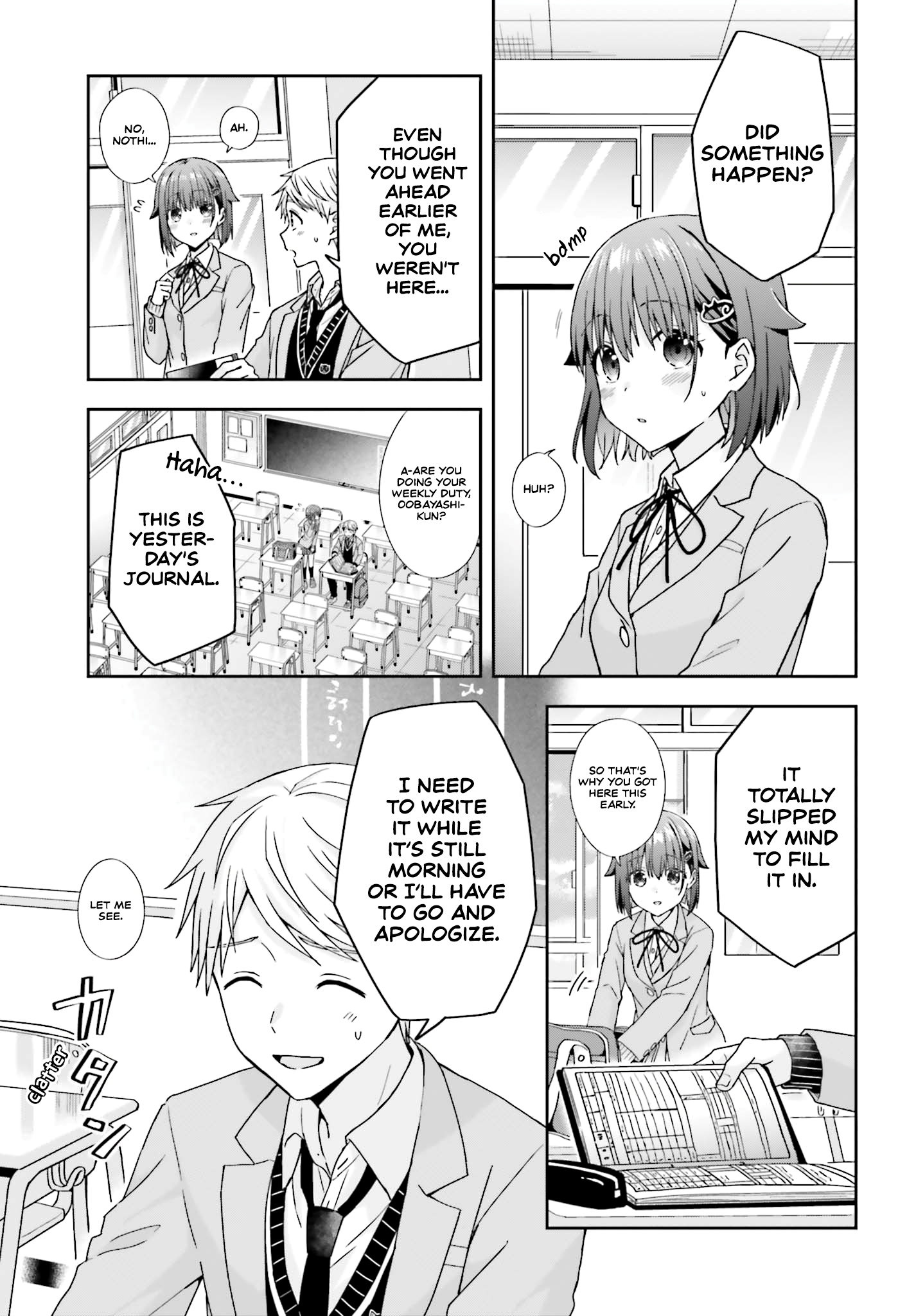 The Quiet Komori-San And The Loud Oobayashi-Kun - Chapter 24