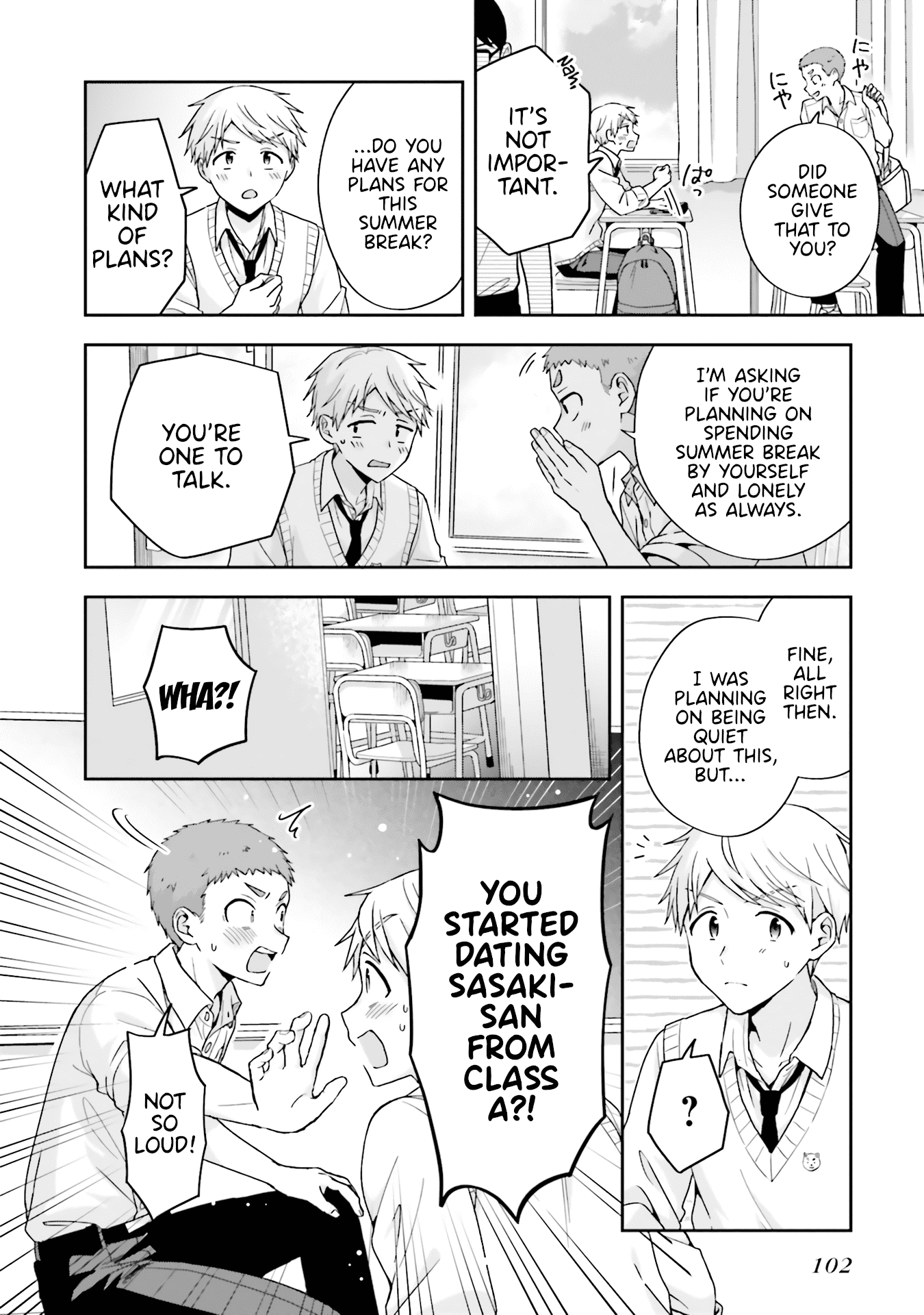 The Quiet Komori-San And The Loud Oobayashi-Kun - Chapter 44