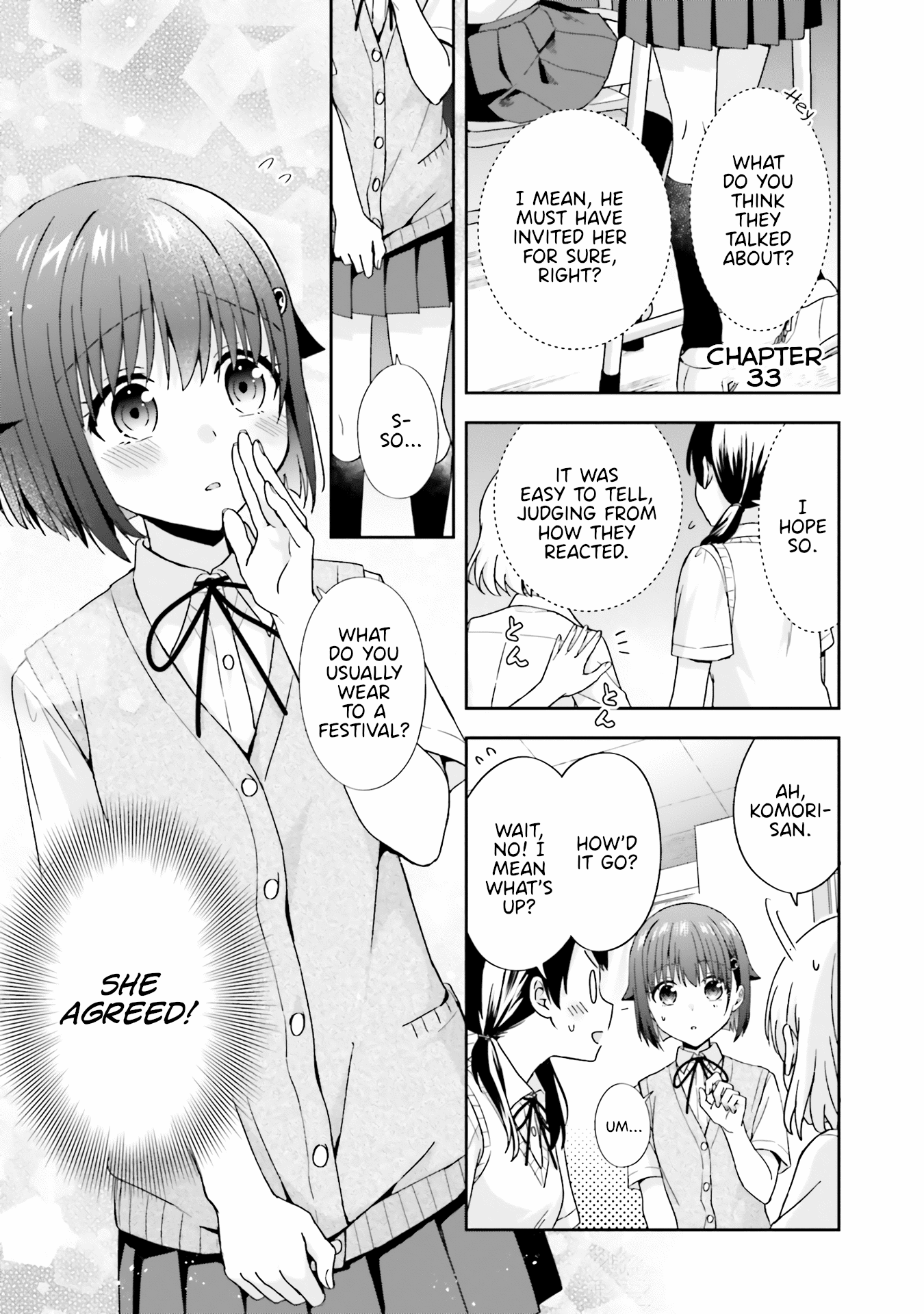 The Quiet Komori-San And The Loud Oobayashi-Kun - Chapter 33