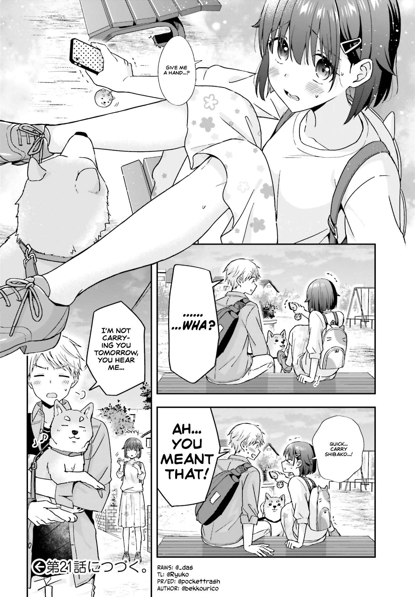 The Quiet Komori-San And The Loud Oobayashi-Kun - Chapter 20