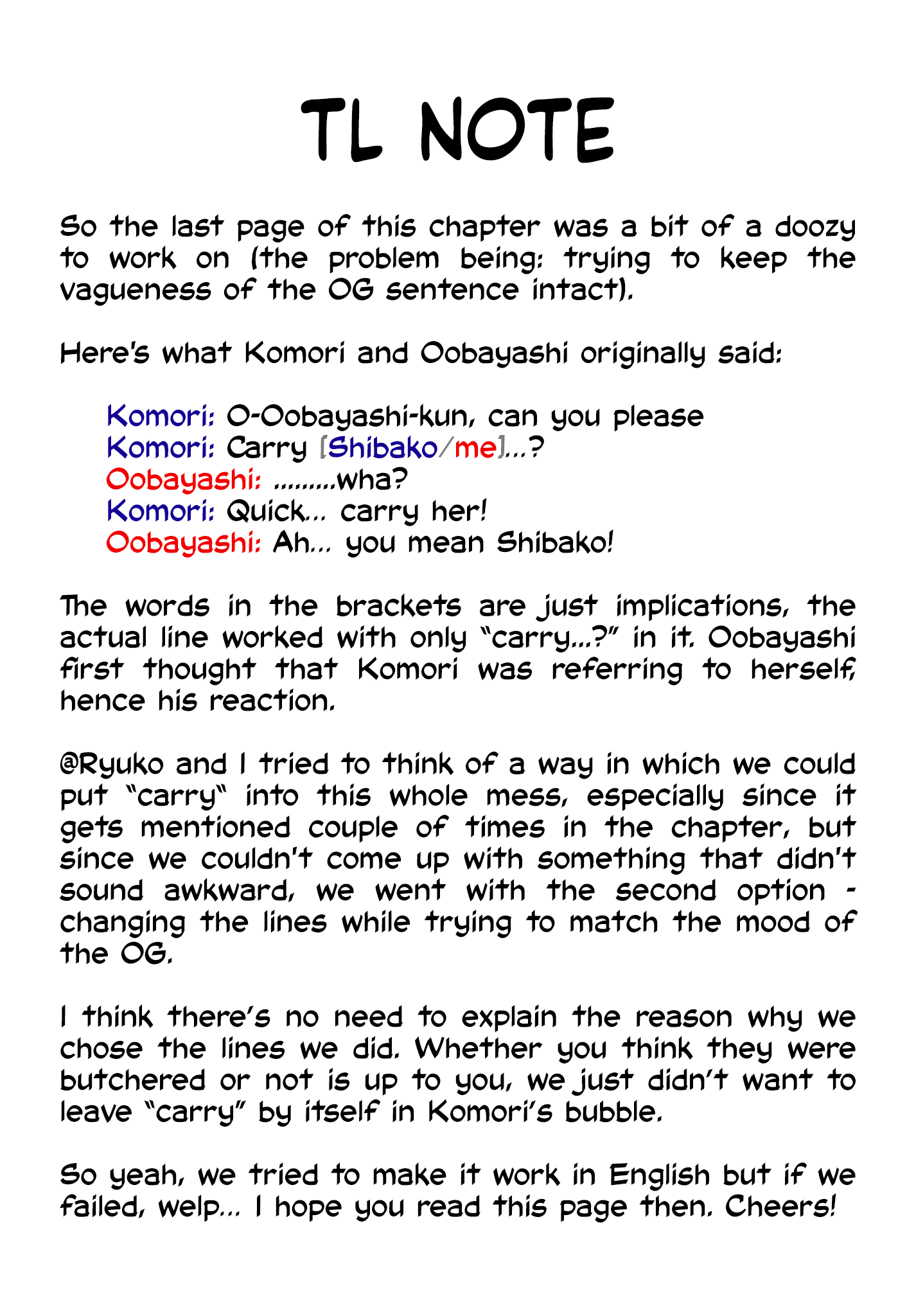 The Quiet Komori-San And The Loud Oobayashi-Kun - Chapter 20