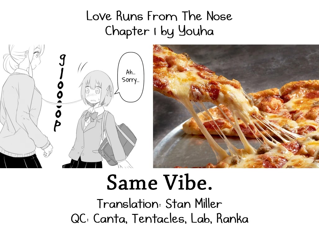 Love Runs From The Nose - Chapter 1