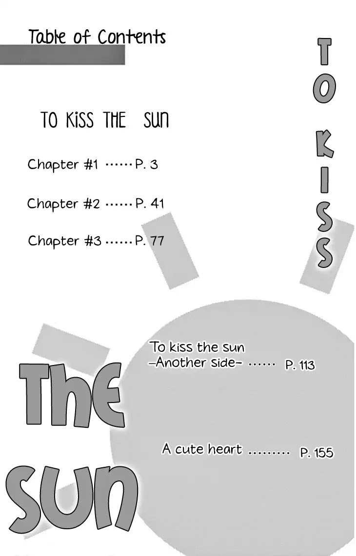 Ohisama Ni Kiss - Chapter 1: To Kiss The Sun