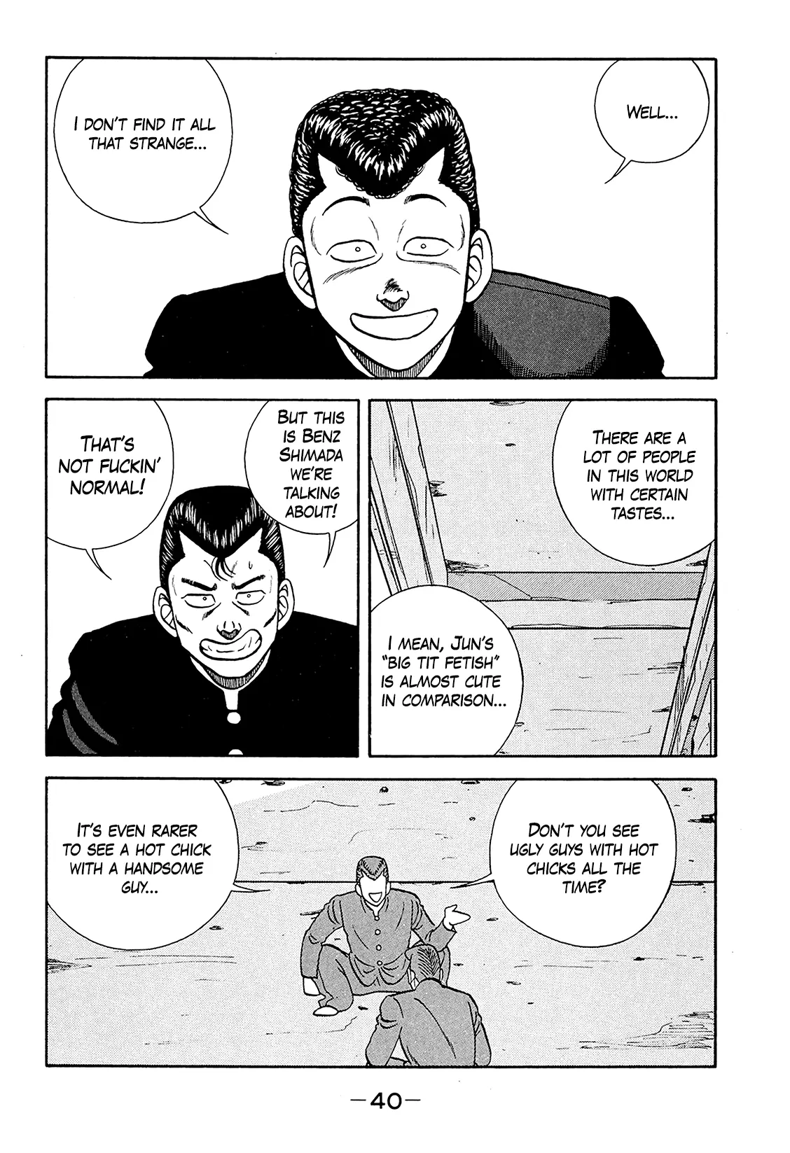 Be-Bop-Highschool - Vol.28 Chapter 184: The Grieving Bastard's Good Counsel