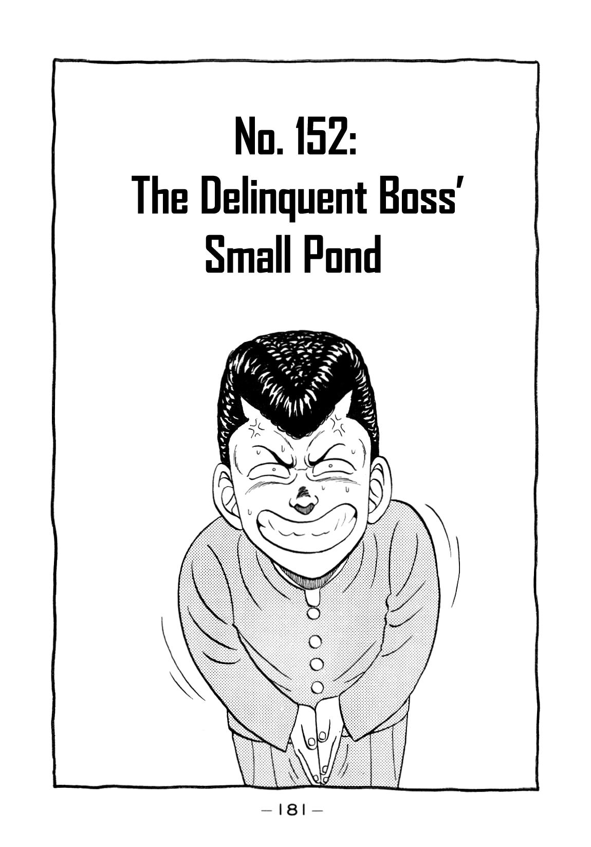 Be-Bop-Highschool - Vol.20 Chapter 152: The Delinquent Boss' Small Pond