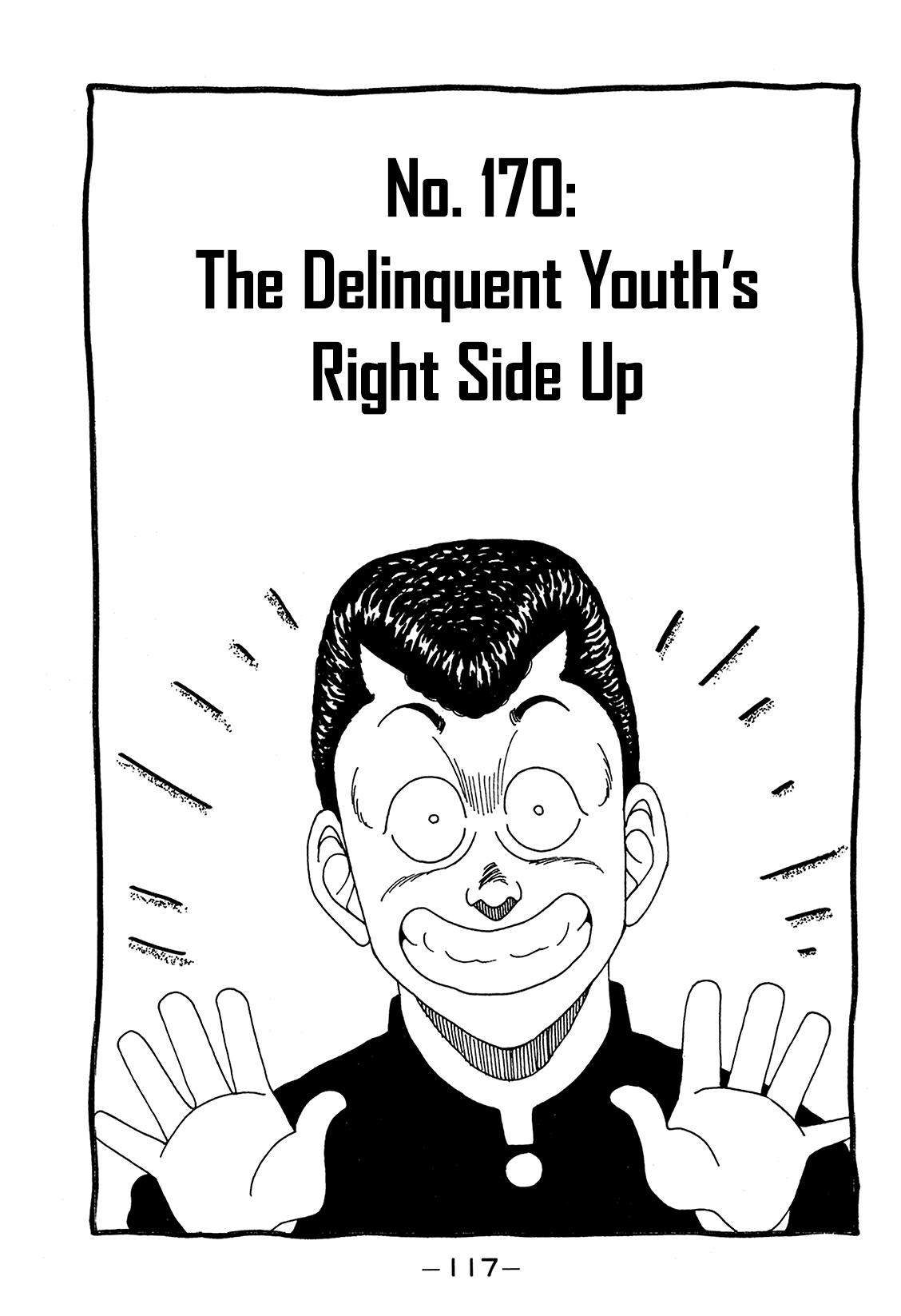 Be-Bop-Highschool - Vol.24 Chapter 170: The Delinquent Youth's Right Side Up