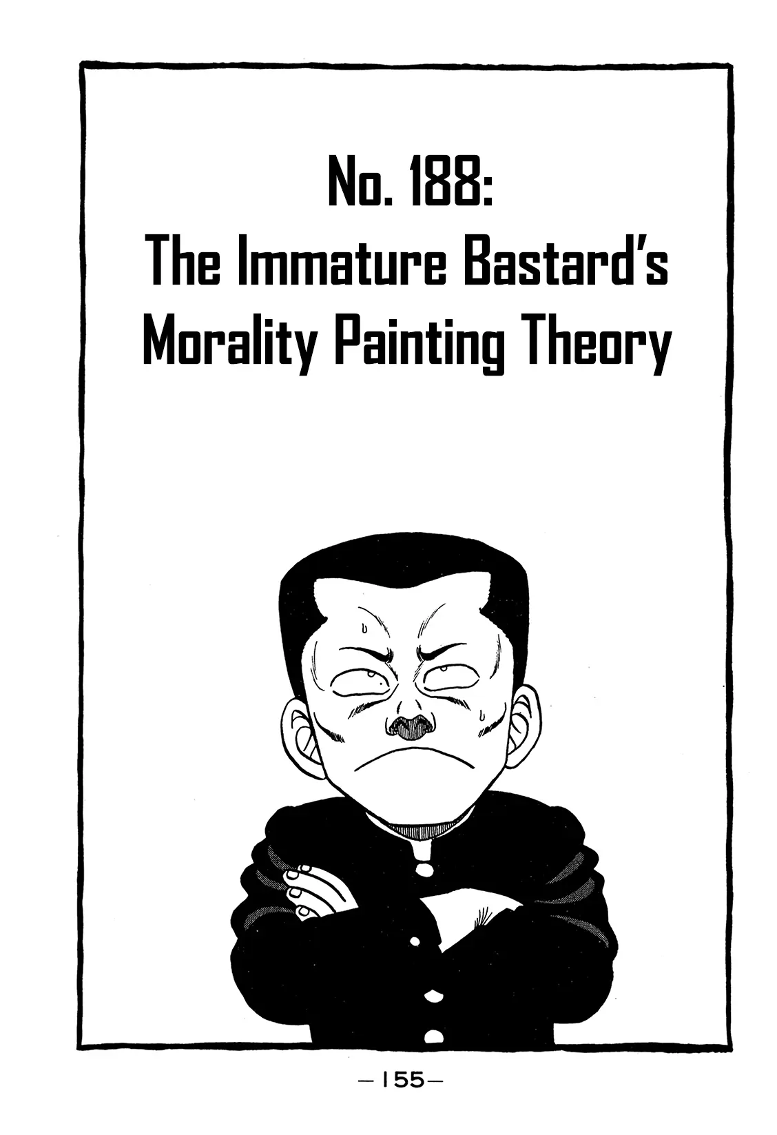 Be-Bop-Highschool - Vol.28 Chapter 188: The Immature Bastard's Morality Painting Theory