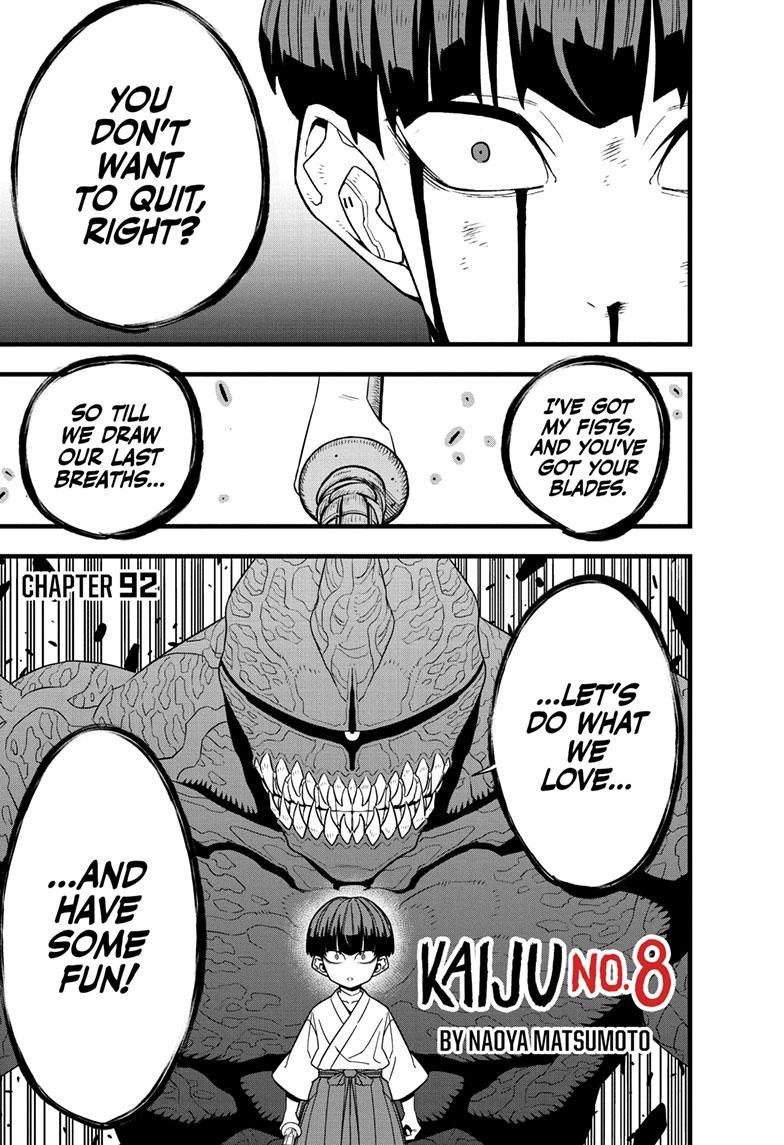 Kaiju No. 8 - Chapter 92