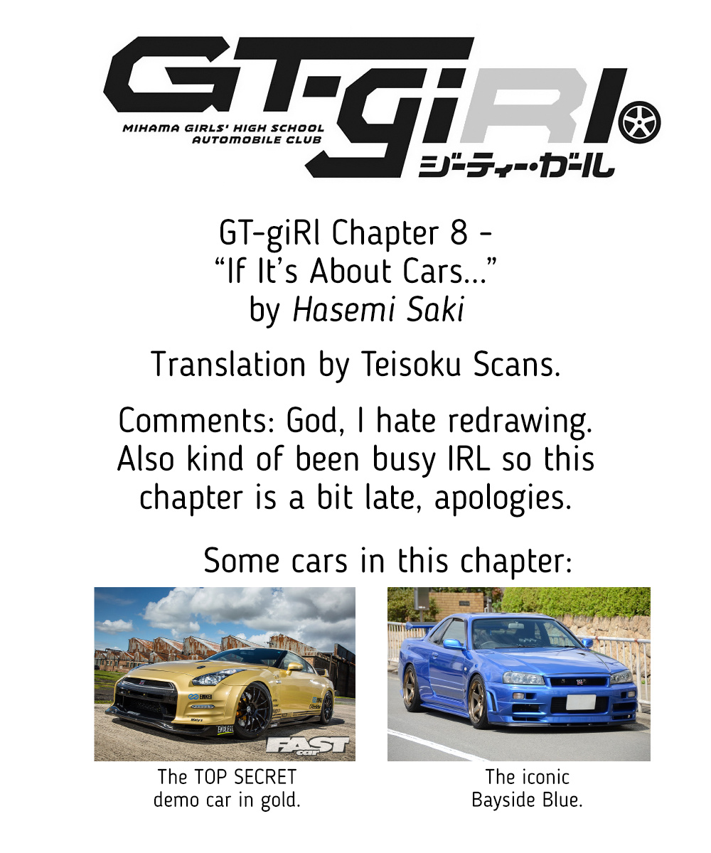 Gt-Girl - Vol.2 Chapter 8: If It’s About Cars...