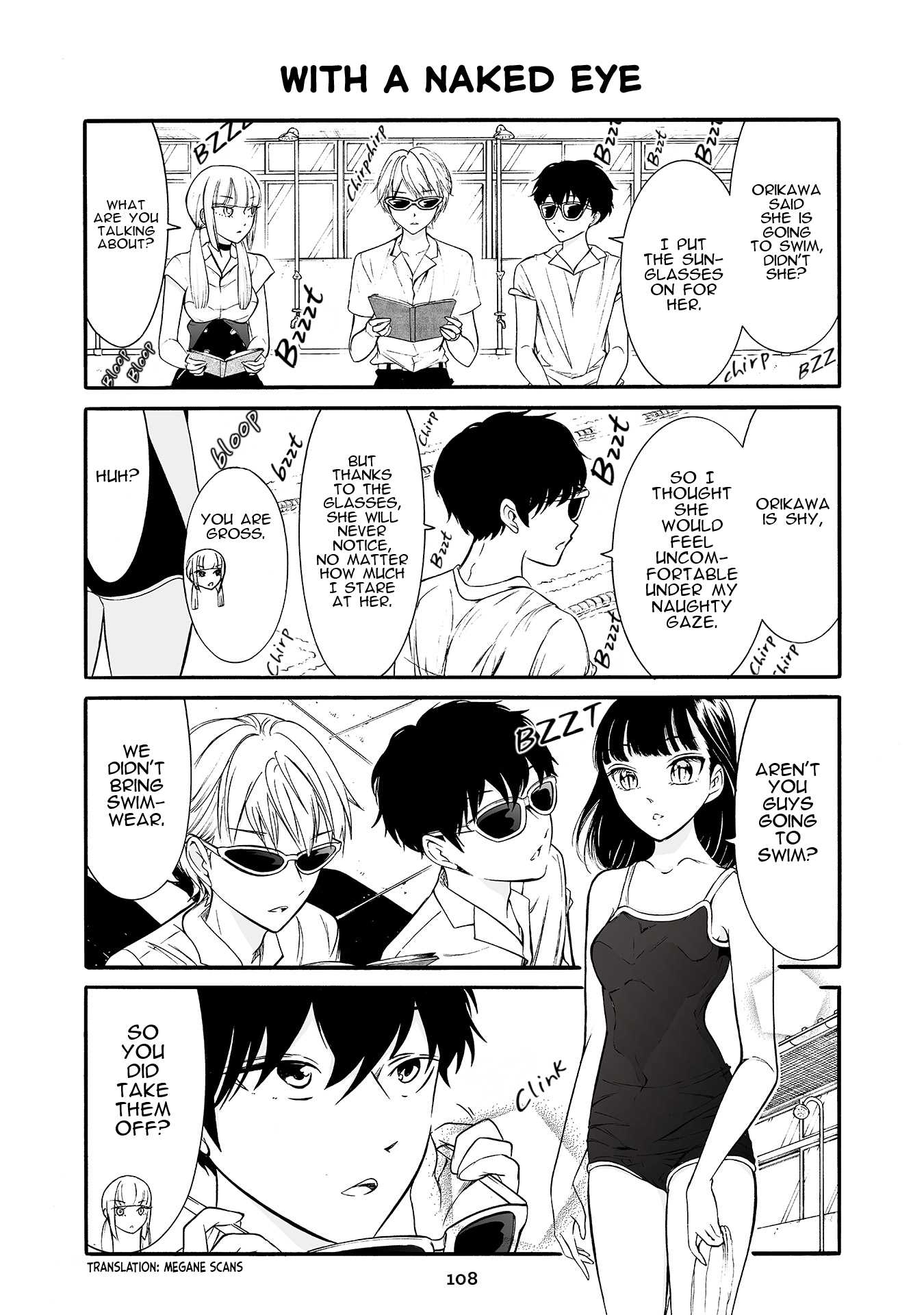 Kuzu To Megane To Bungakushojo (Nise) - Chapter 187: With A Naked Eye