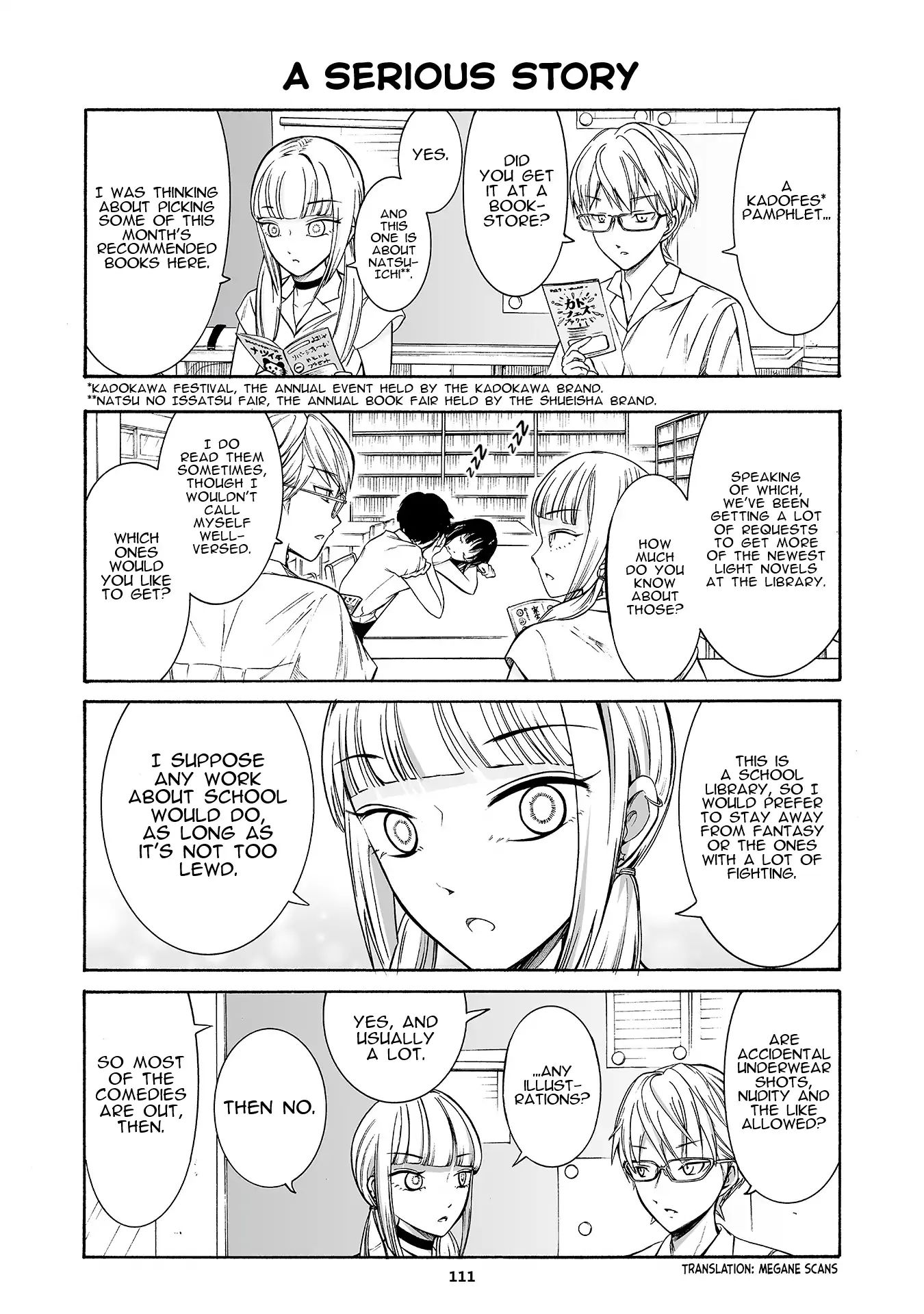 Kuzu To Megane To Bungakushojo (Nise) - Vol.2 Chapter 190: A Serious Story