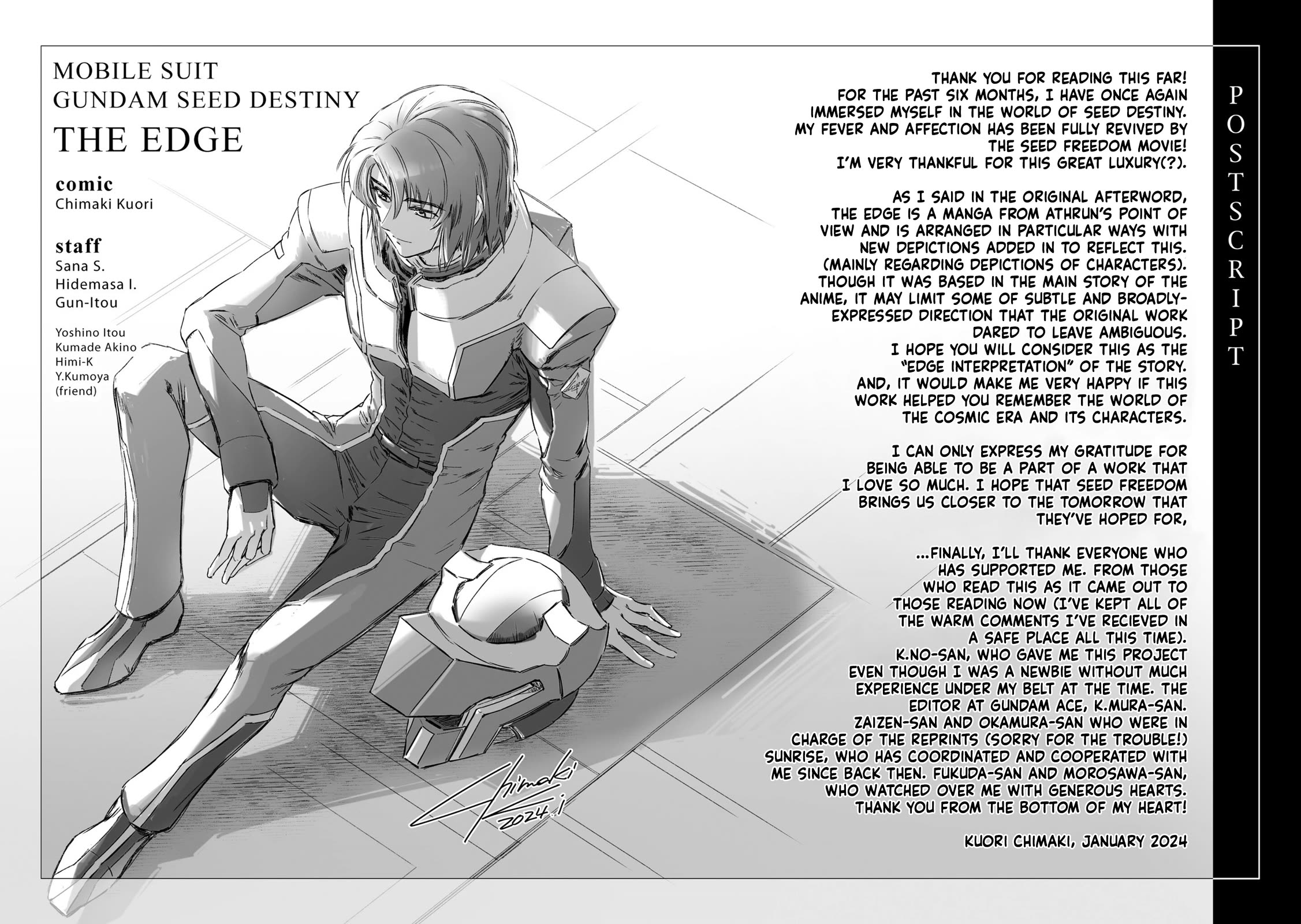 Kidou Senshi Gundam Seed Destiny The Edge - Chapter 20.5: Special Edition: Tomorrow