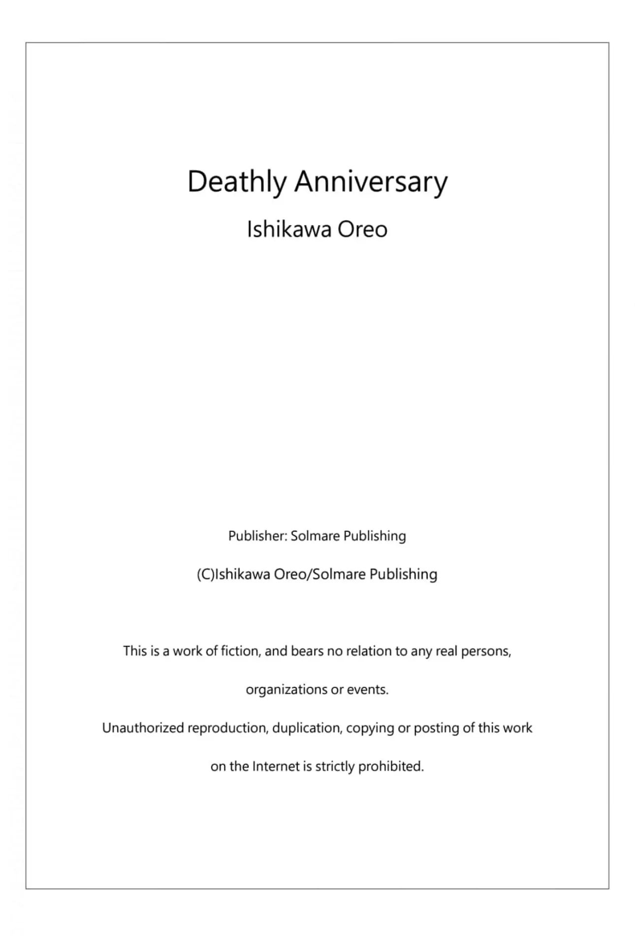 Deathly Anniversary - Chapter 3