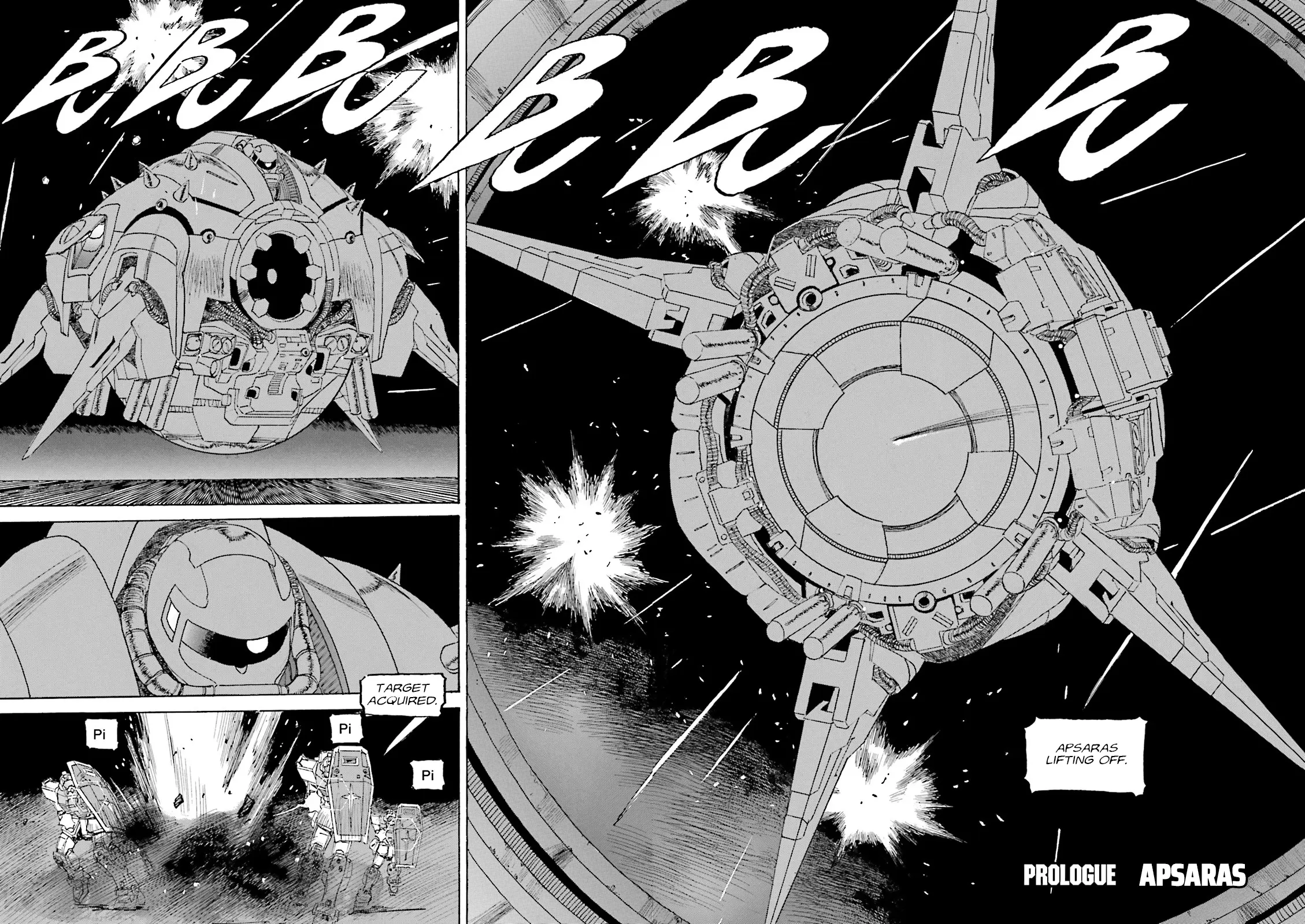 Mobile Suit Gundam: The Nameless Battlefield - Vol.1 Chapter 0: Apsaras