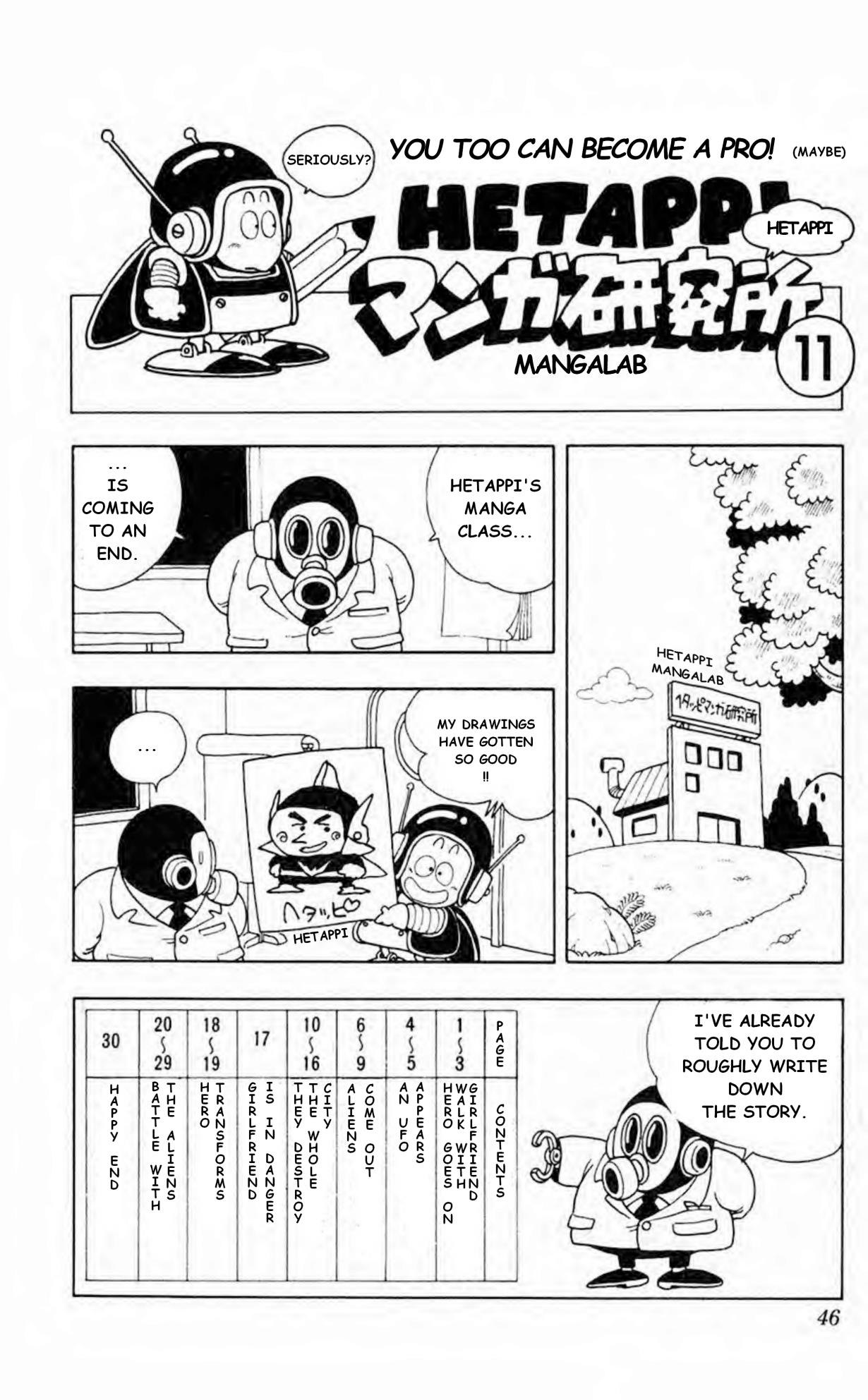 Akira Toriyama's Lazy Manga Lab - Vol.1 Chapter 1.11