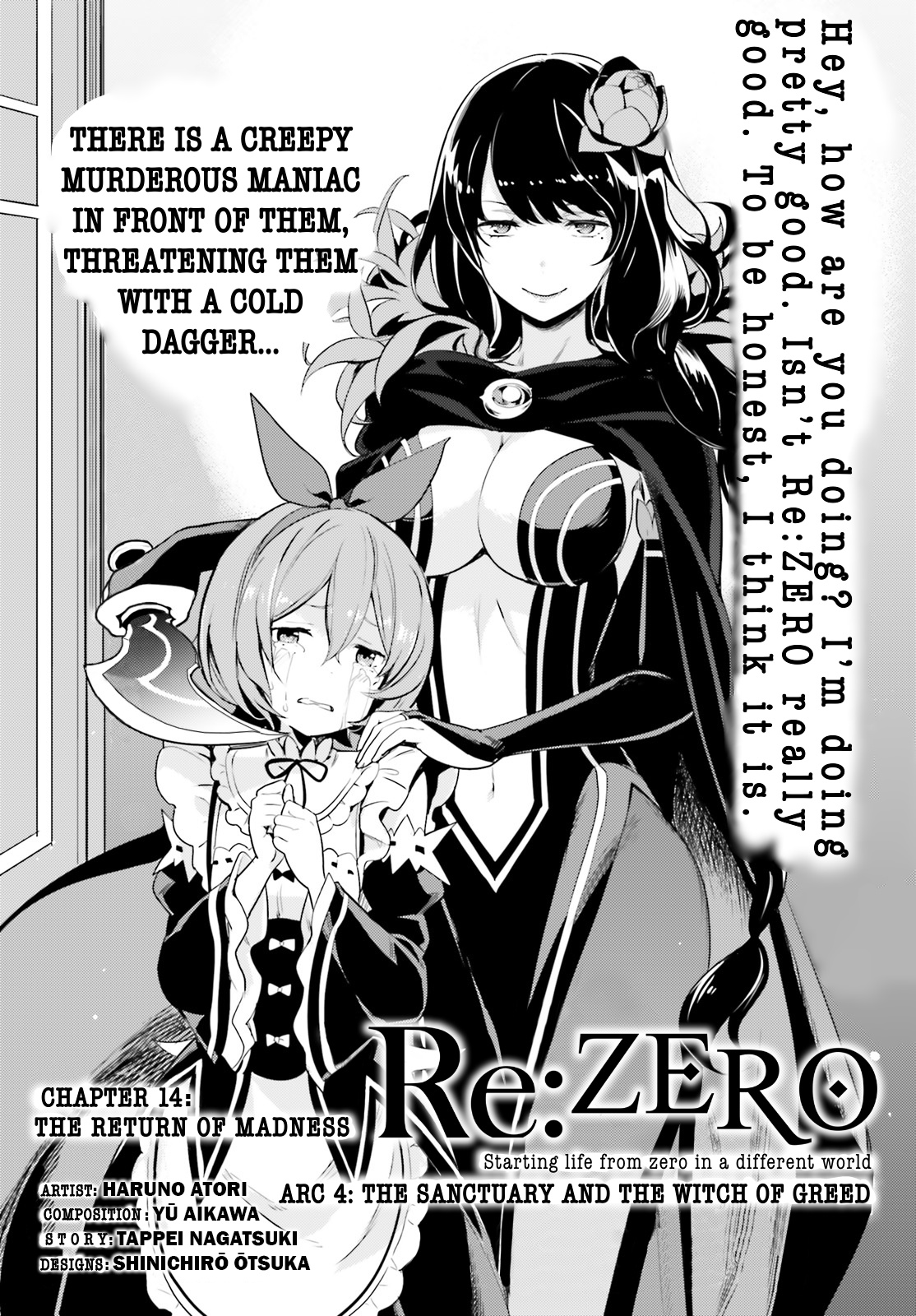 Re:zero Kara Hajimeru Isekai Seikatsu Dai 4-Shou - Seiiki To Gouyoku No Majo - Vol.4 Chapter 14.1: The Return Of Madness