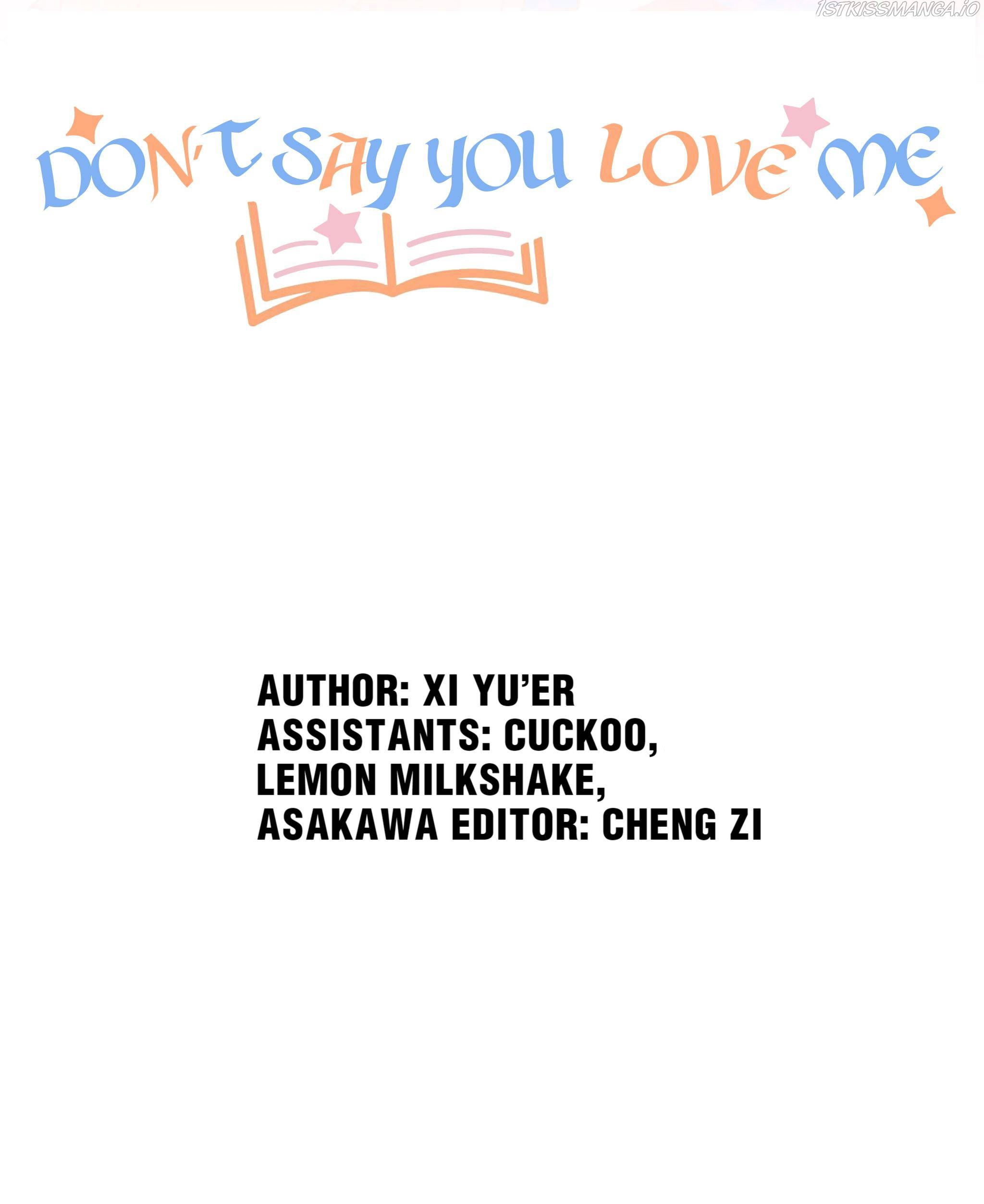 Don’T Say You Love Me - Chapter 20