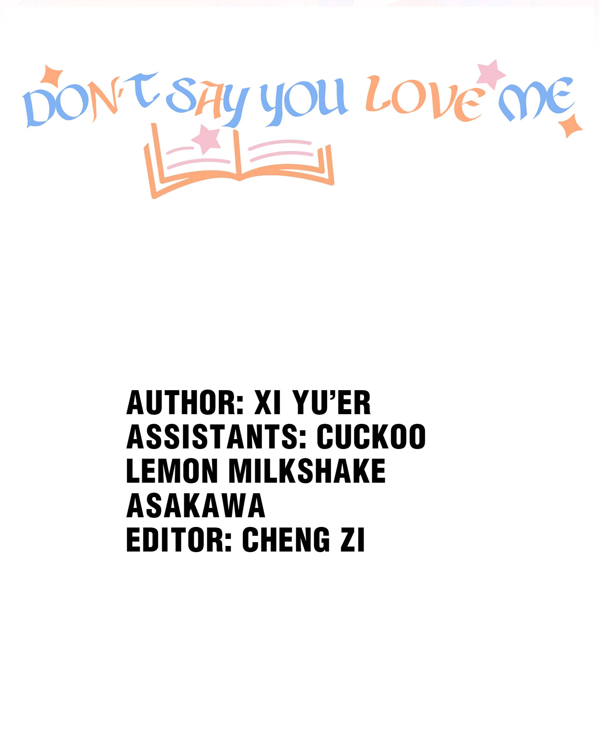 Don’T Say You Love Me - Chapter 12