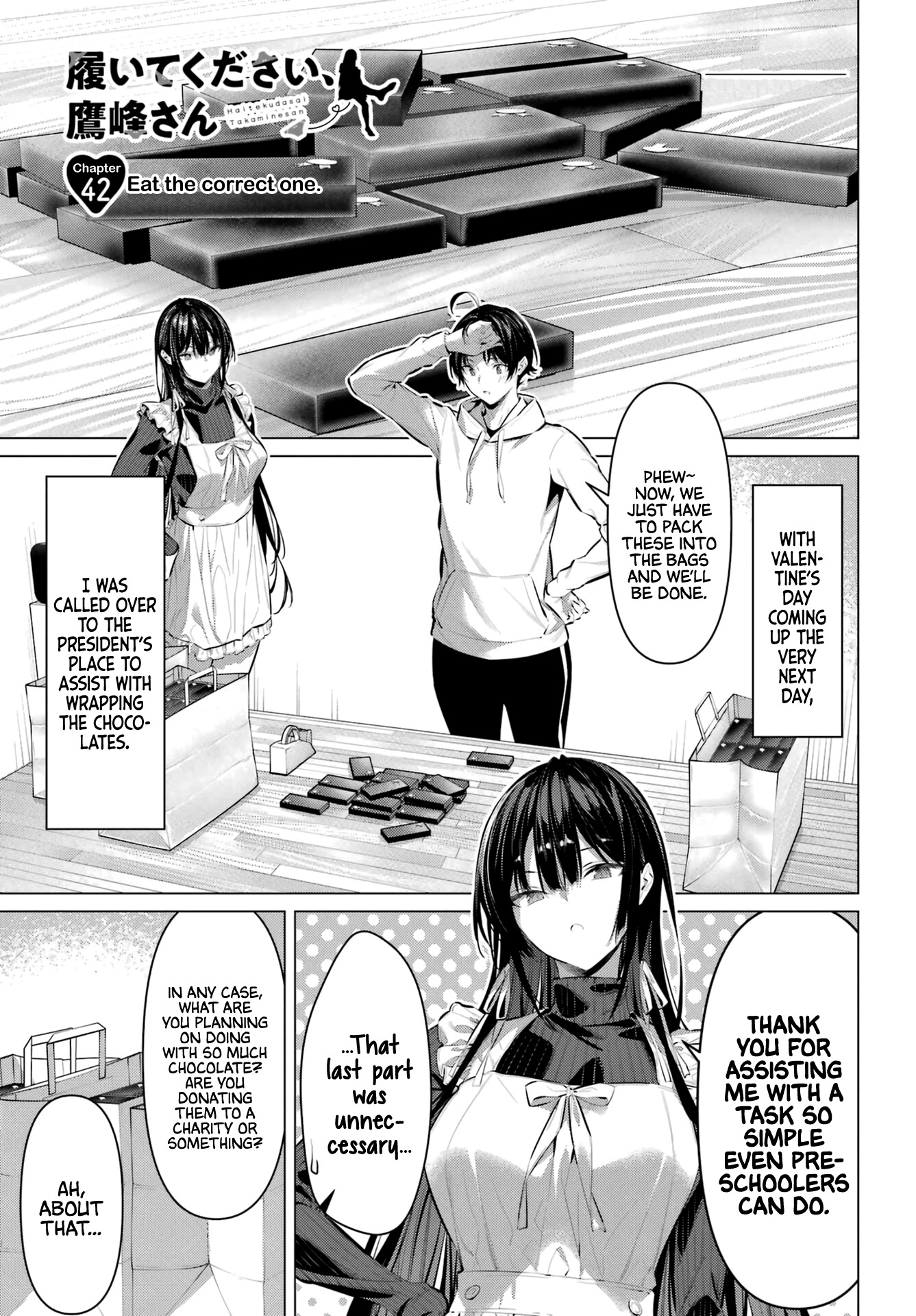 Haite Kudasai, Takamine-San - Chapter 42