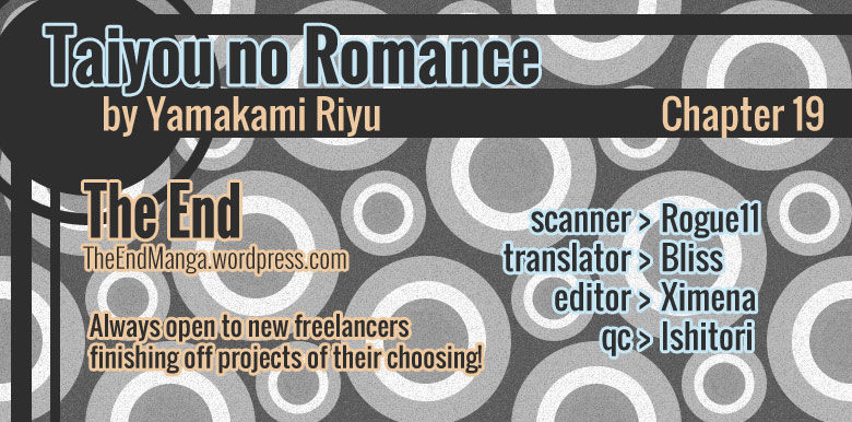 Taiyou No Romance - Vol.4 Chapter 19