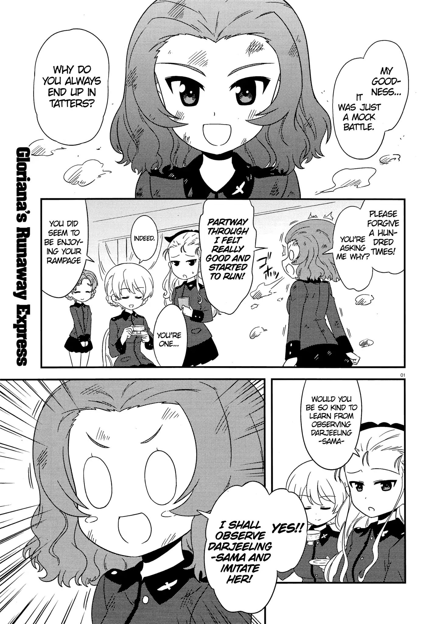 Girls Und Panzer: Motto Love Love Sakusen Desu! - Chapter 38: It Is Tracking Darjeeling-Sama!