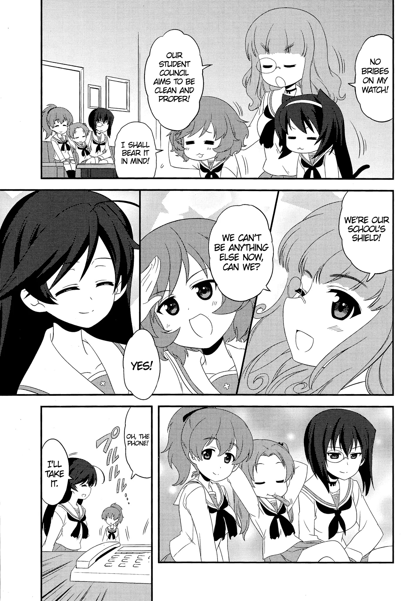 Girls Und Panzer: Motto Love Love Sakusen Desu! - Chapter 48: It's The Isuzu Student Council!