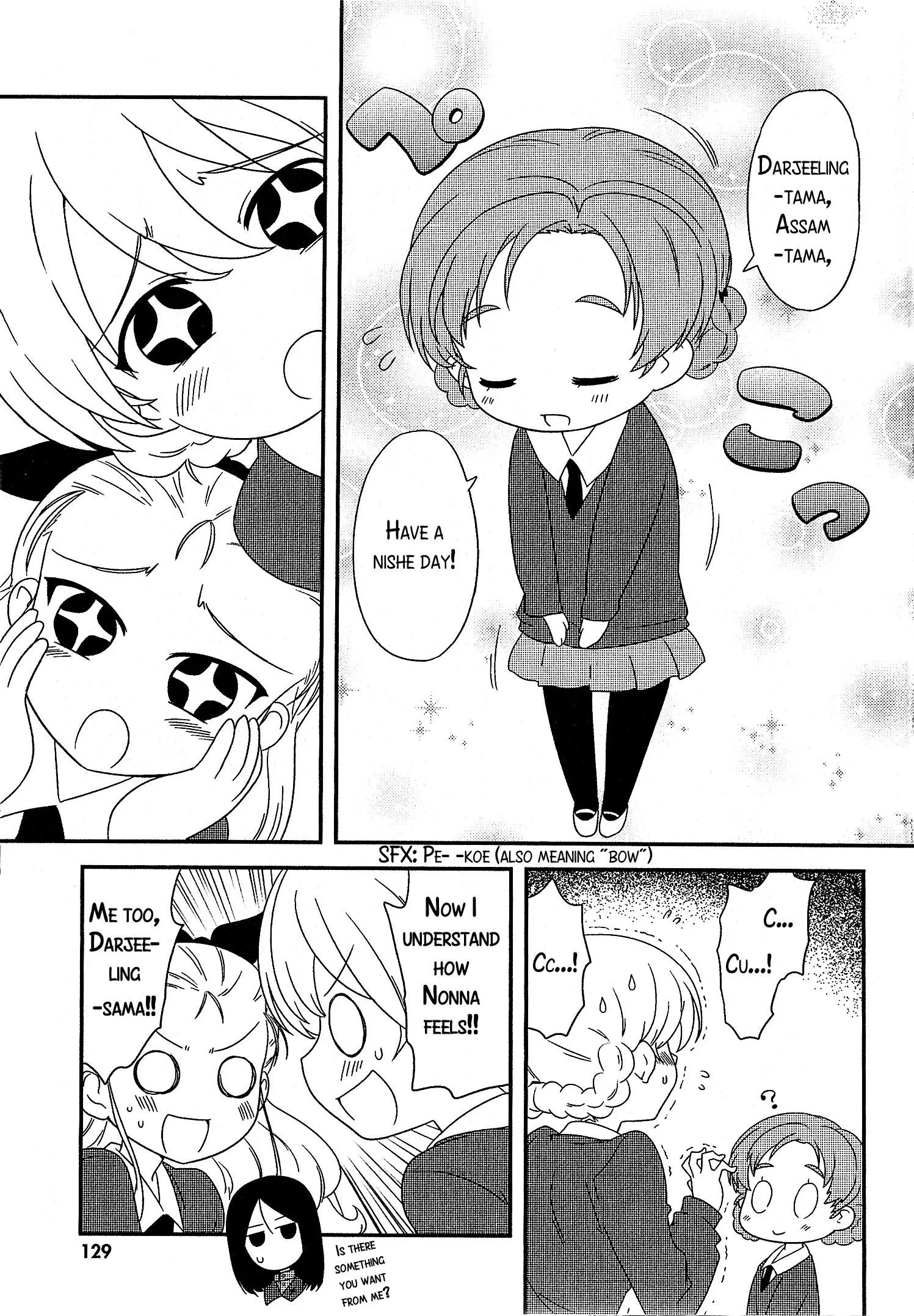 Girls Und Panzer: Motto Love Love Sakusen Desu! - Chapter 27.3: Omake 11: Mini Pekoe!