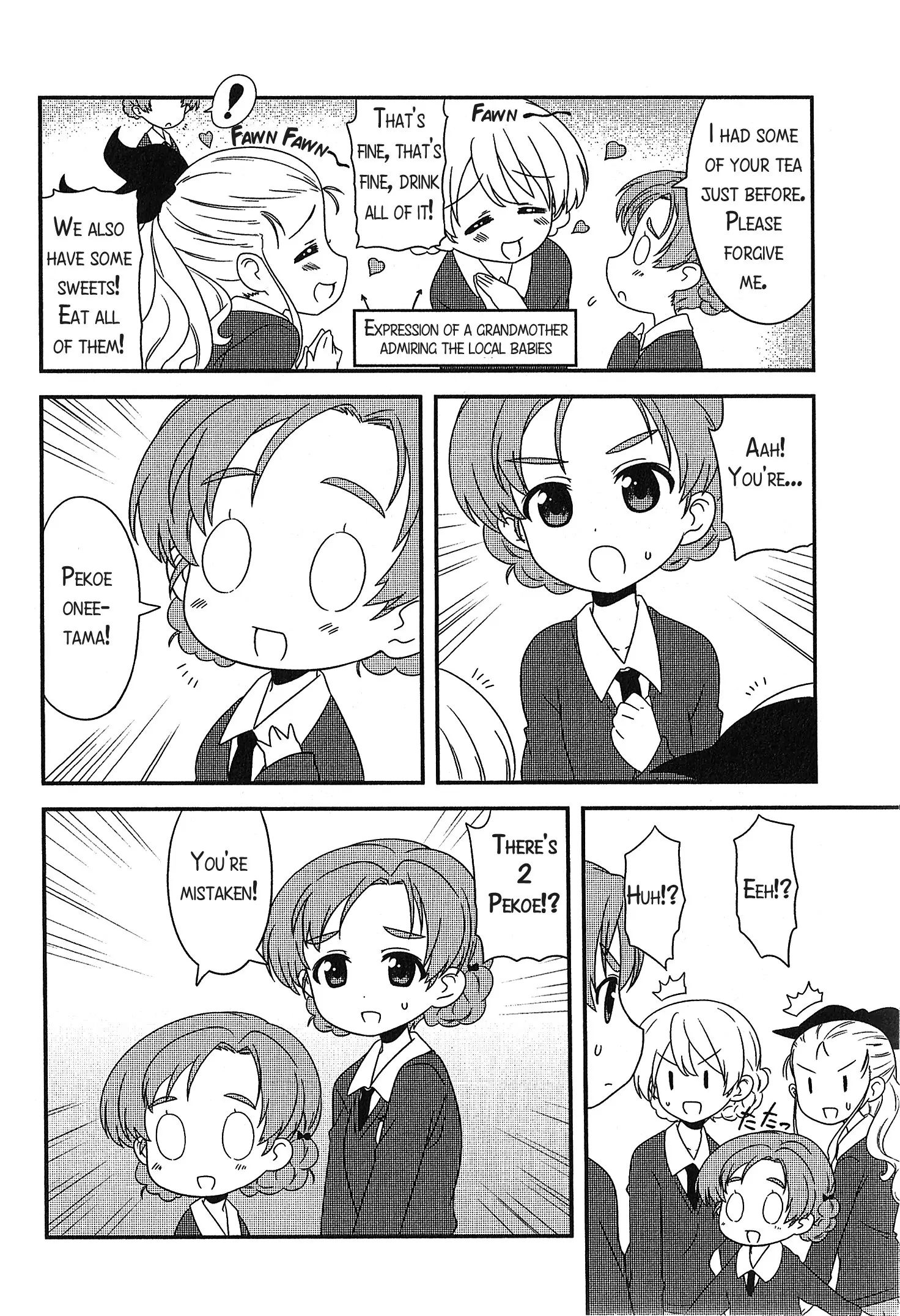 Girls Und Panzer: Motto Love Love Sakusen Desu! - Chapter 27.3: Omake 11: Mini Pekoe!