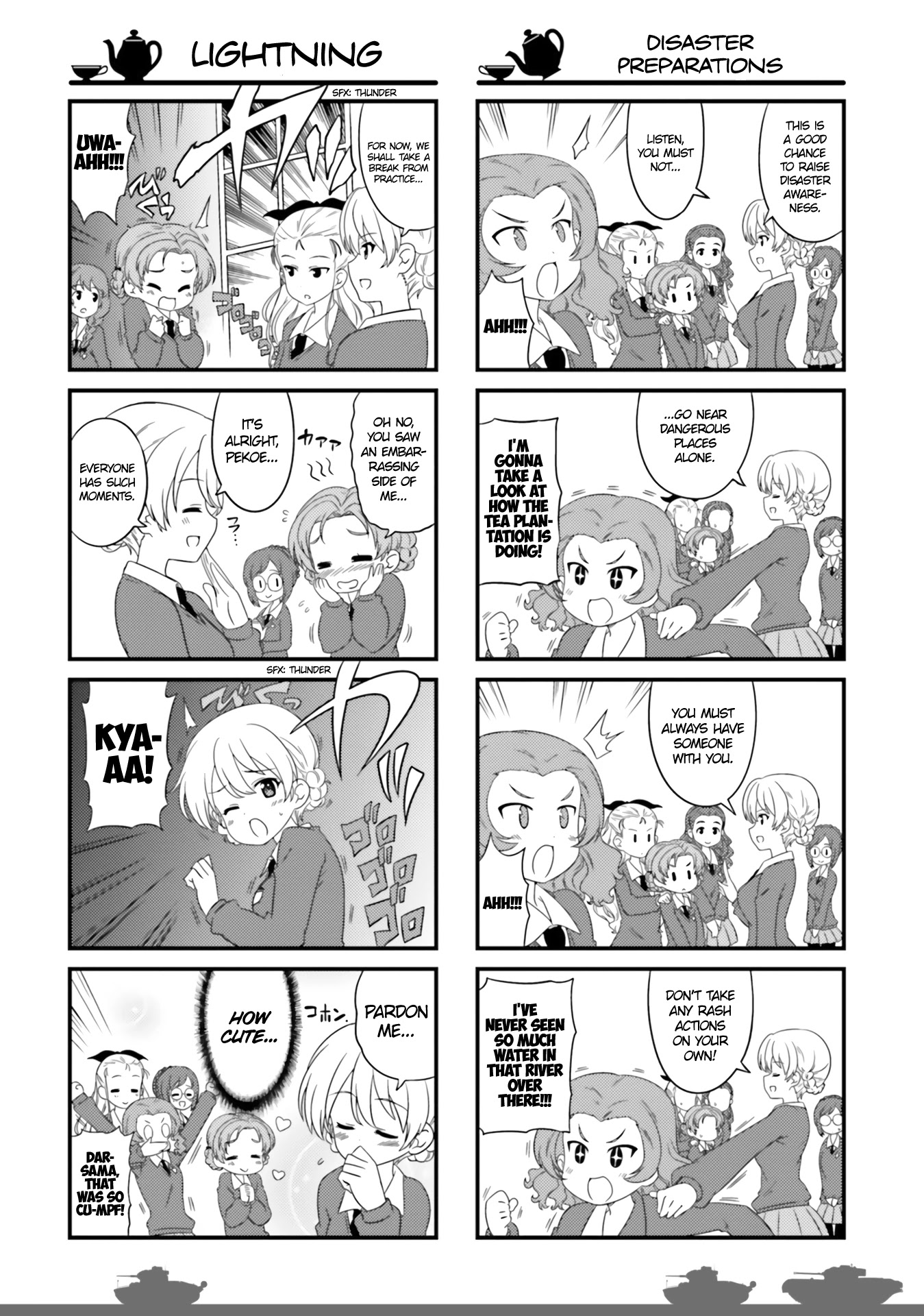 Girls Und Panzer: Motto Love Love Sakusen Desu! - Chapter 67: It's A Typhoon At Gloriana!