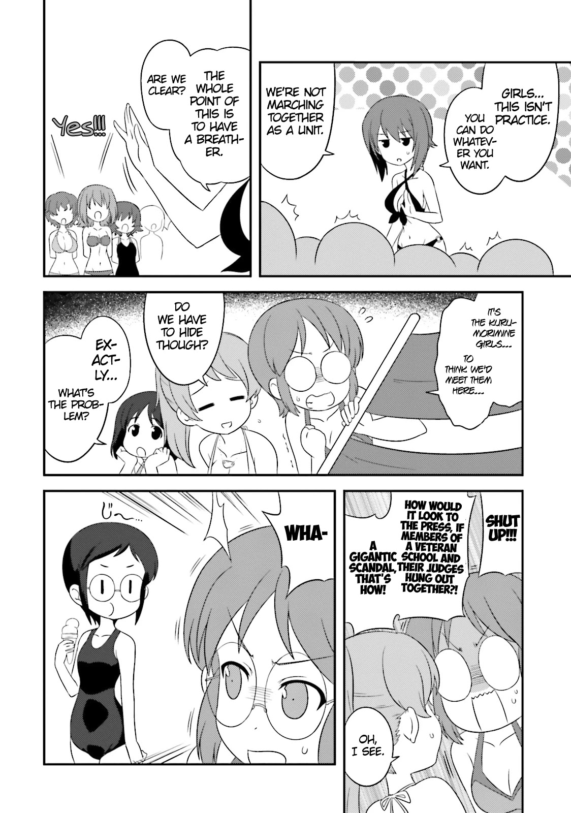 Girls Und Panzer: Motto Love Love Sakusen Desu! - Chapter 55: It's A Judgement Holiday!