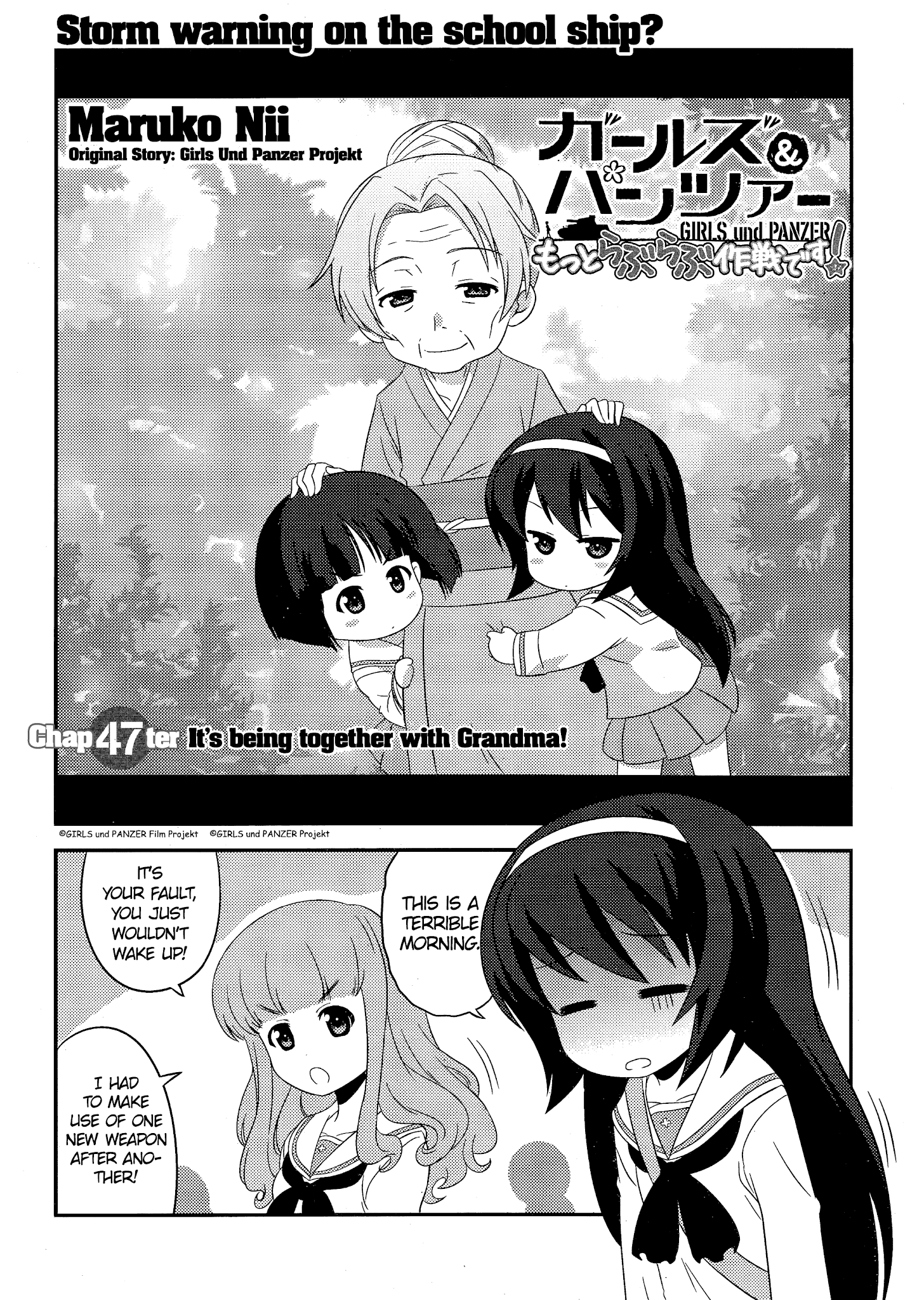 Girls Und Panzer: Motto Love Love Sakusen Desu! - Chapter 47: It's Being Together With Grandma!