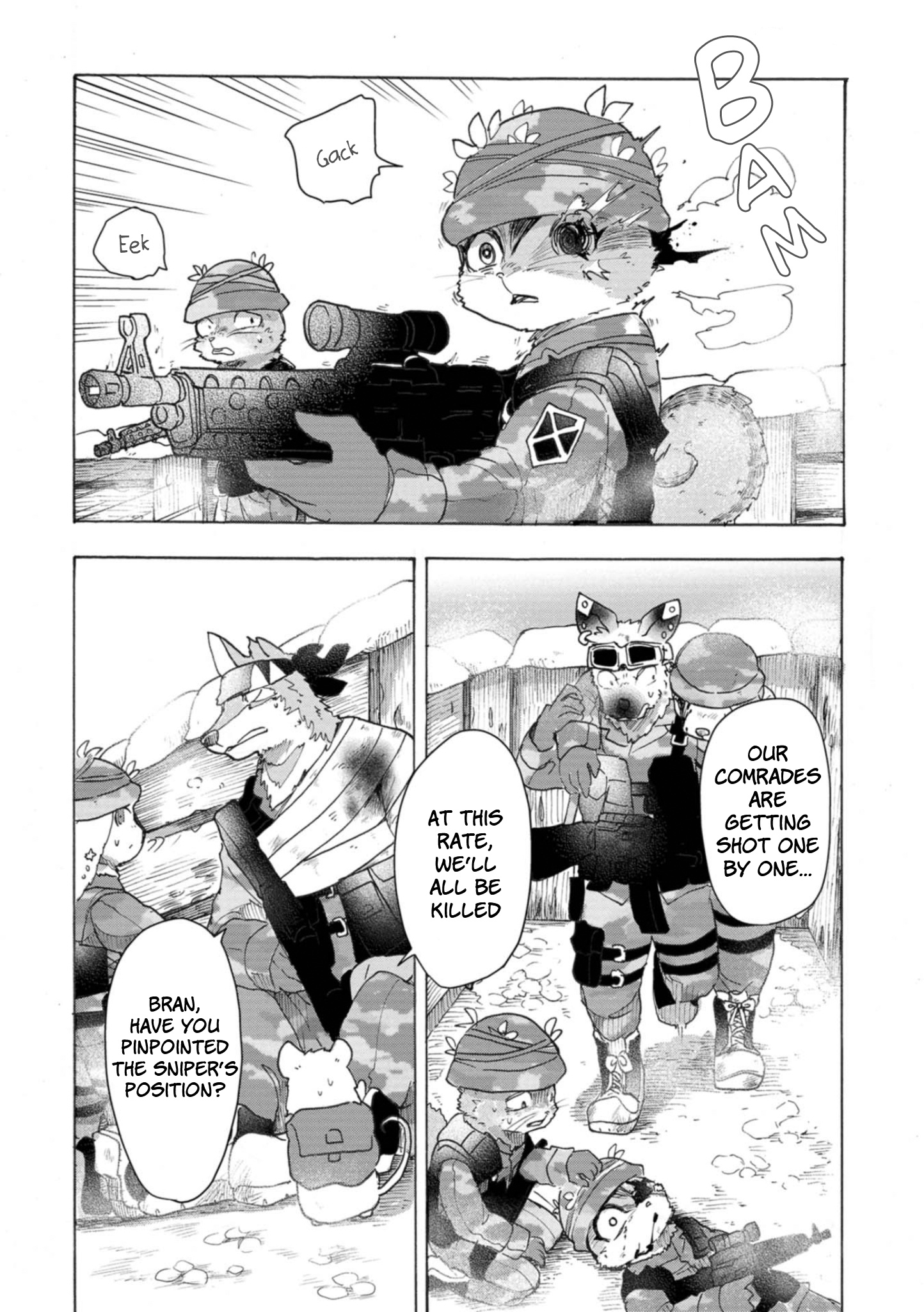 The Wolf Child Sora In The War Zone - Vol.1 Chapter 6: The Deadliest Sniper: Part 2