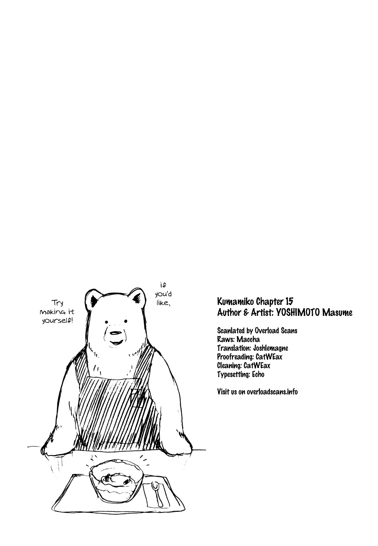 Kumamiko - Girl Meets Bear - Vol.3 Chapter 15 : Pr