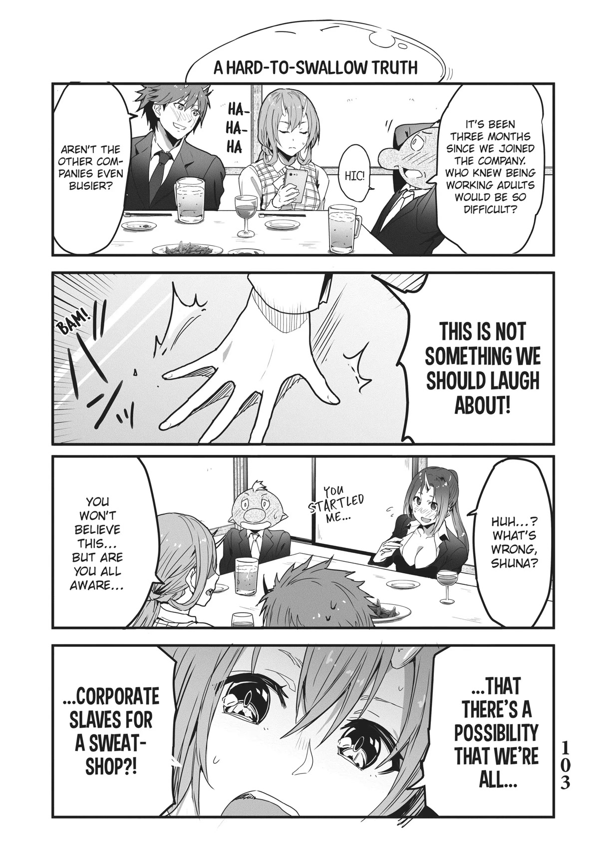 Tensei Shite Mo Shachiku Datta Ken - Chapter 8: Rimuru And His Cheerful Coworker's Drinking Time