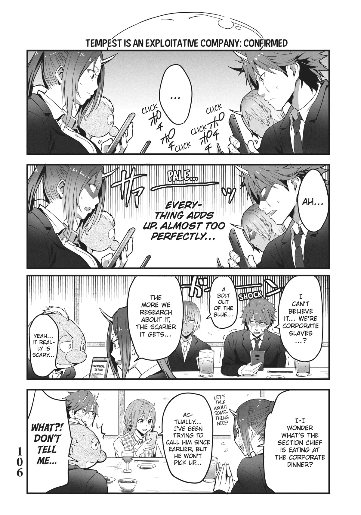 Tensei Shite Mo Shachiku Datta Ken - Chapter 8: Rimuru And His Cheerful Coworker's Drinking Time