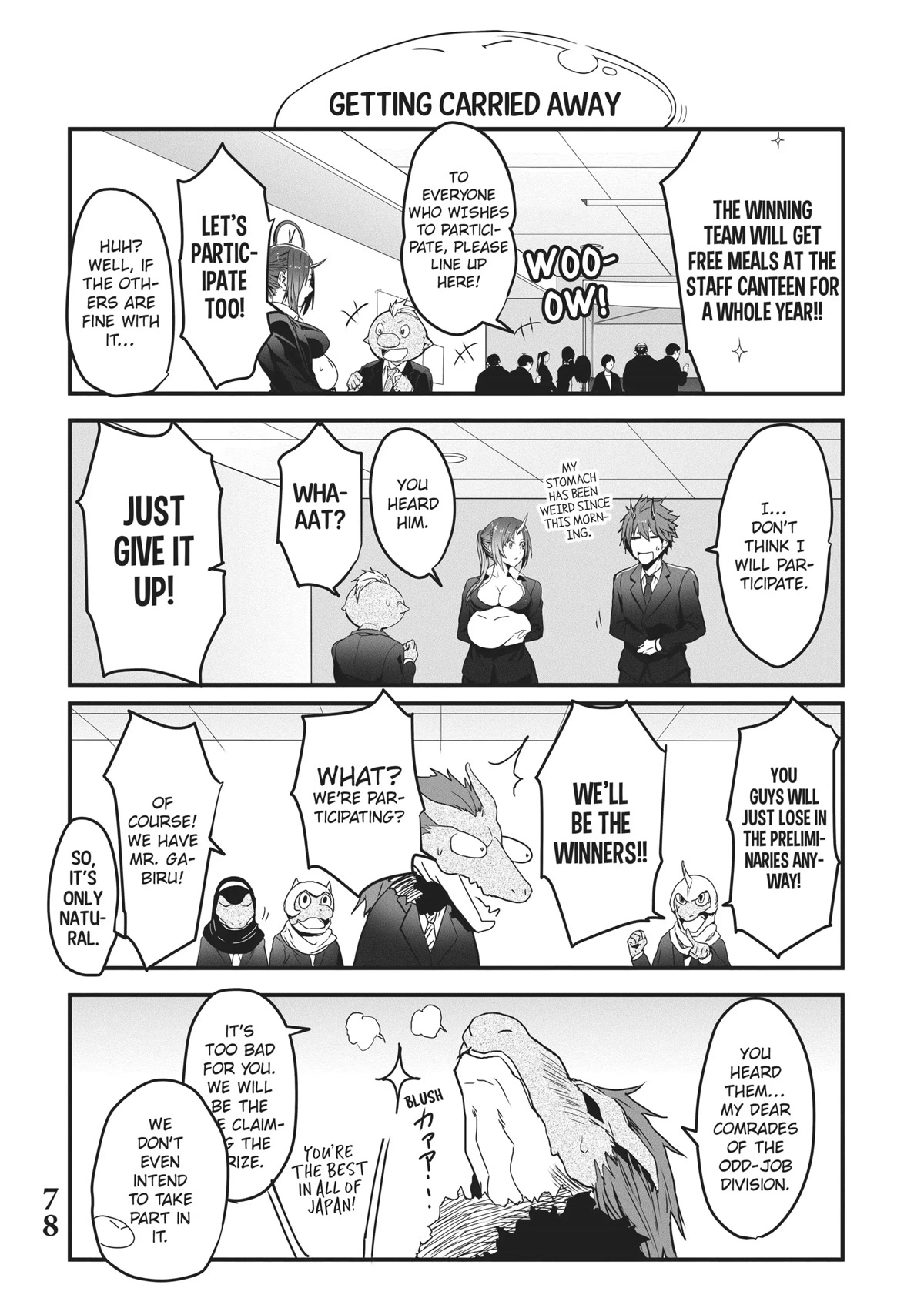 Tensei Shite Mo Shachiku Datta Ken - Chapter 6: Rimuru And His Cheerful Coworker's At The Staff Canteen