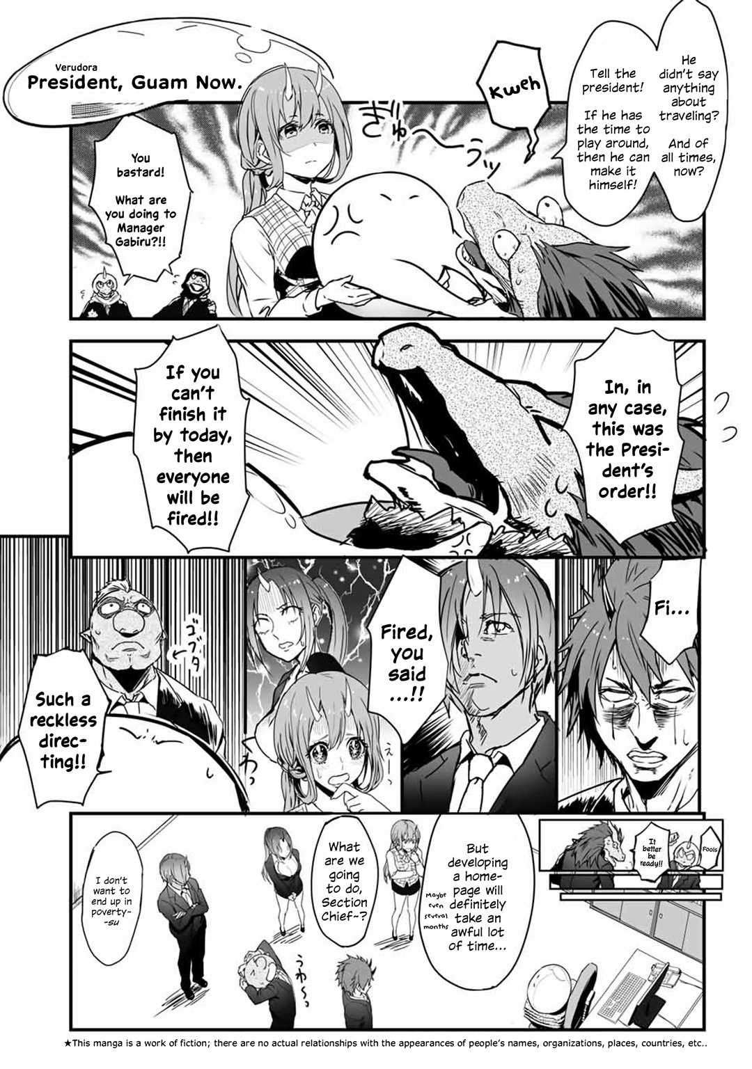 Tensei Shite Mo Shachiku Datta Ken - Vol.1 Chapter 3: Rimuru And His Delightful Friends And Their First Mission