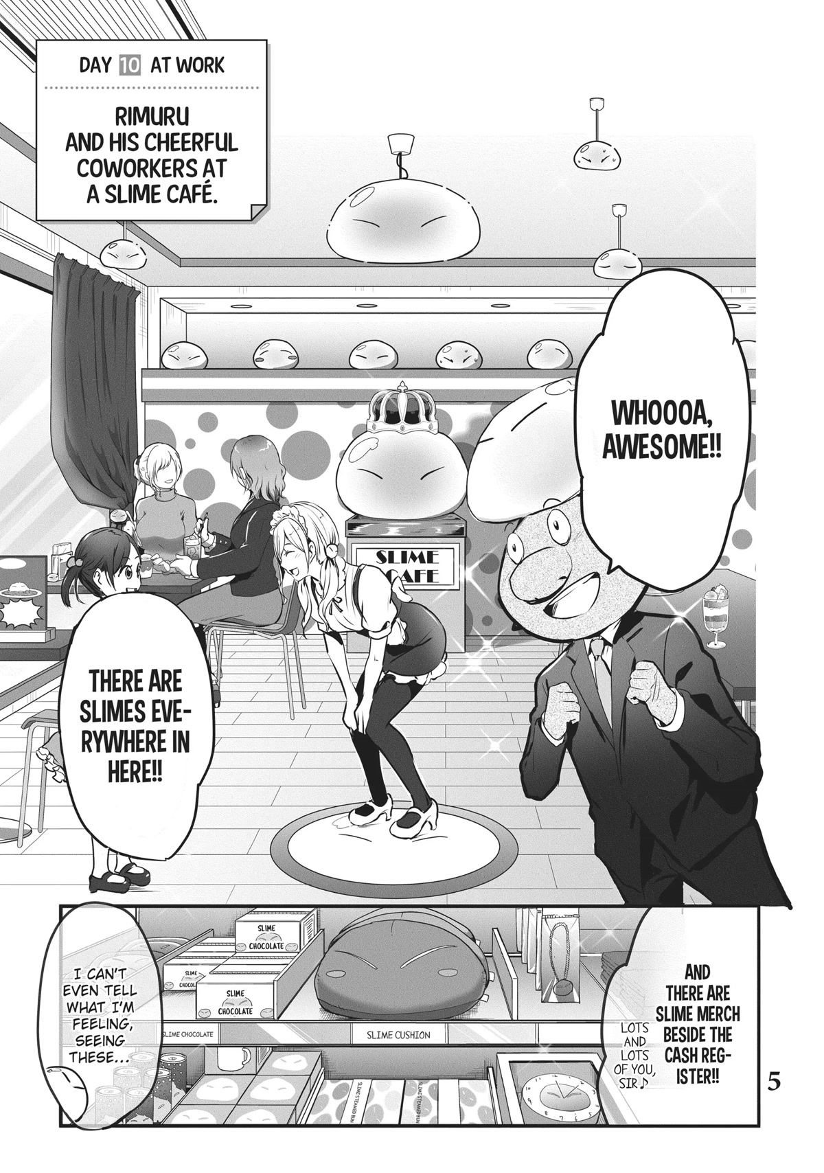 Tensei Shite Mo Shachiku Datta Ken - Chapter 10: Rimuru And His Cheerful Coworker's At A Slime Cafe