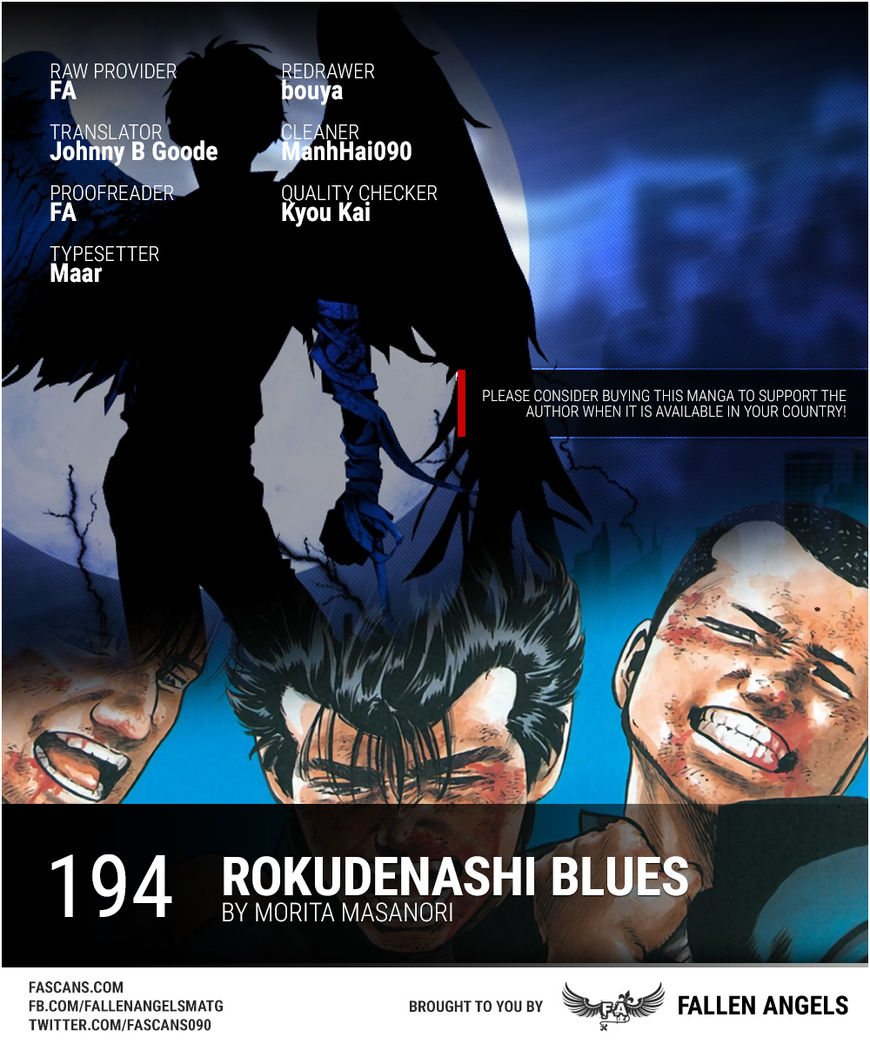 Rokudenashi Blues - Vol.09 Chapter 194 : Vol 09