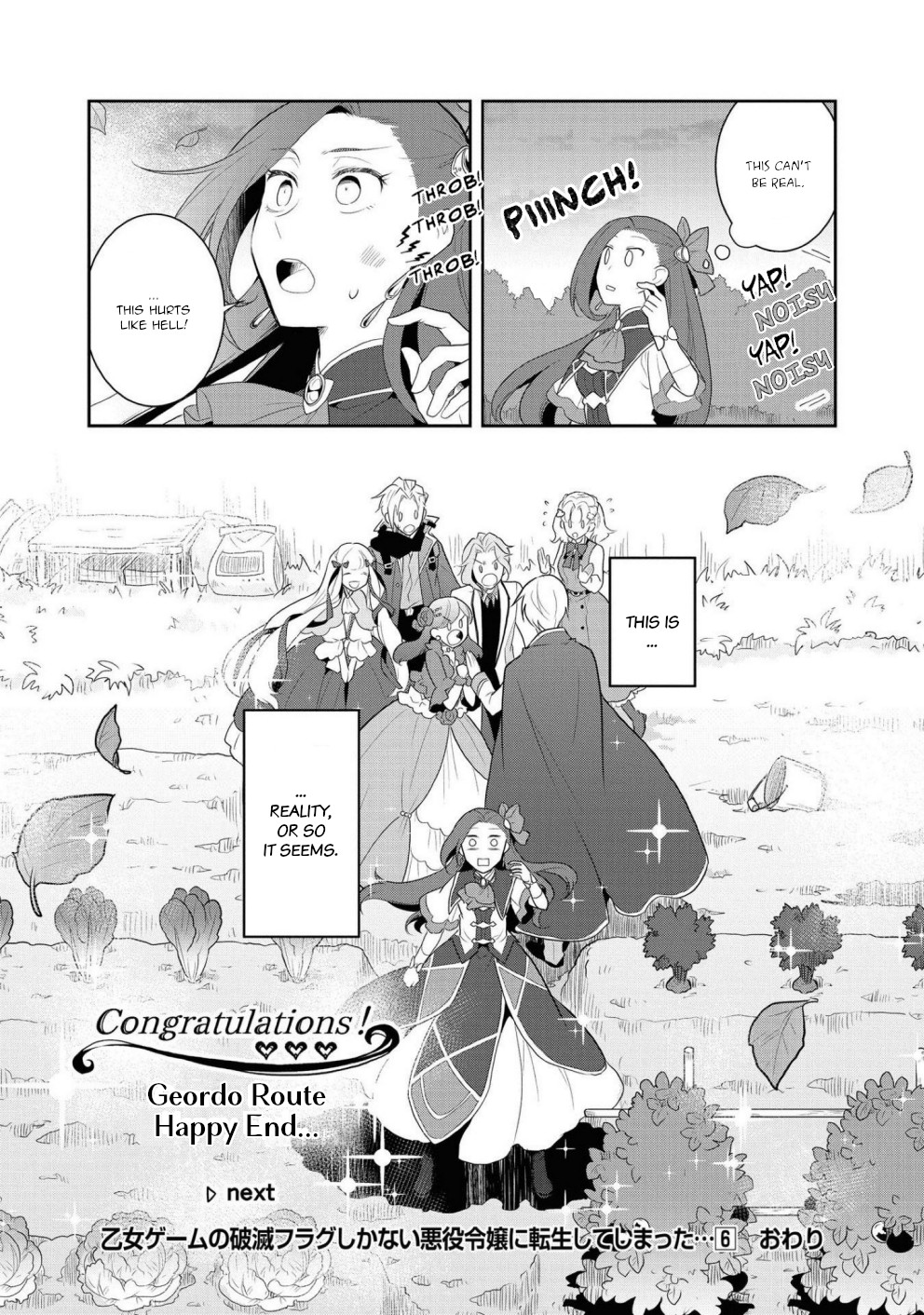 Otome Game No Hametsu Flag Shika Nai Akuyaku Reijou Ni Tensei Shite Shimatta... - Chapter 34: Everything Is Finally Over