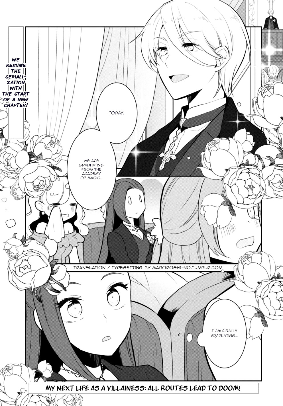 Otome Game No Hametsu Flag Shika Nai Akuyaku Reijou Ni Tensei Shite Shimatta... - Chapter 51: The Graduation From The Academy Of Magic (1)