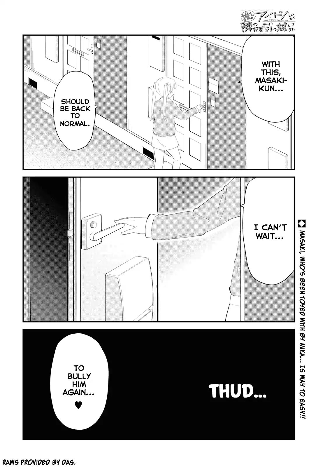 Oshi No Idol Ga Tonari No Heya Ni Hikkoshite Kita - Chapter 3