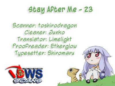 Stay After Me - Vol.3 Chapter 23 : Blockhead