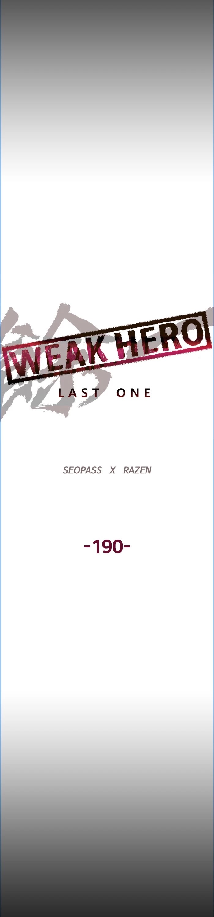 Weak Hero - Chapter 191: (S3) Ep. 190