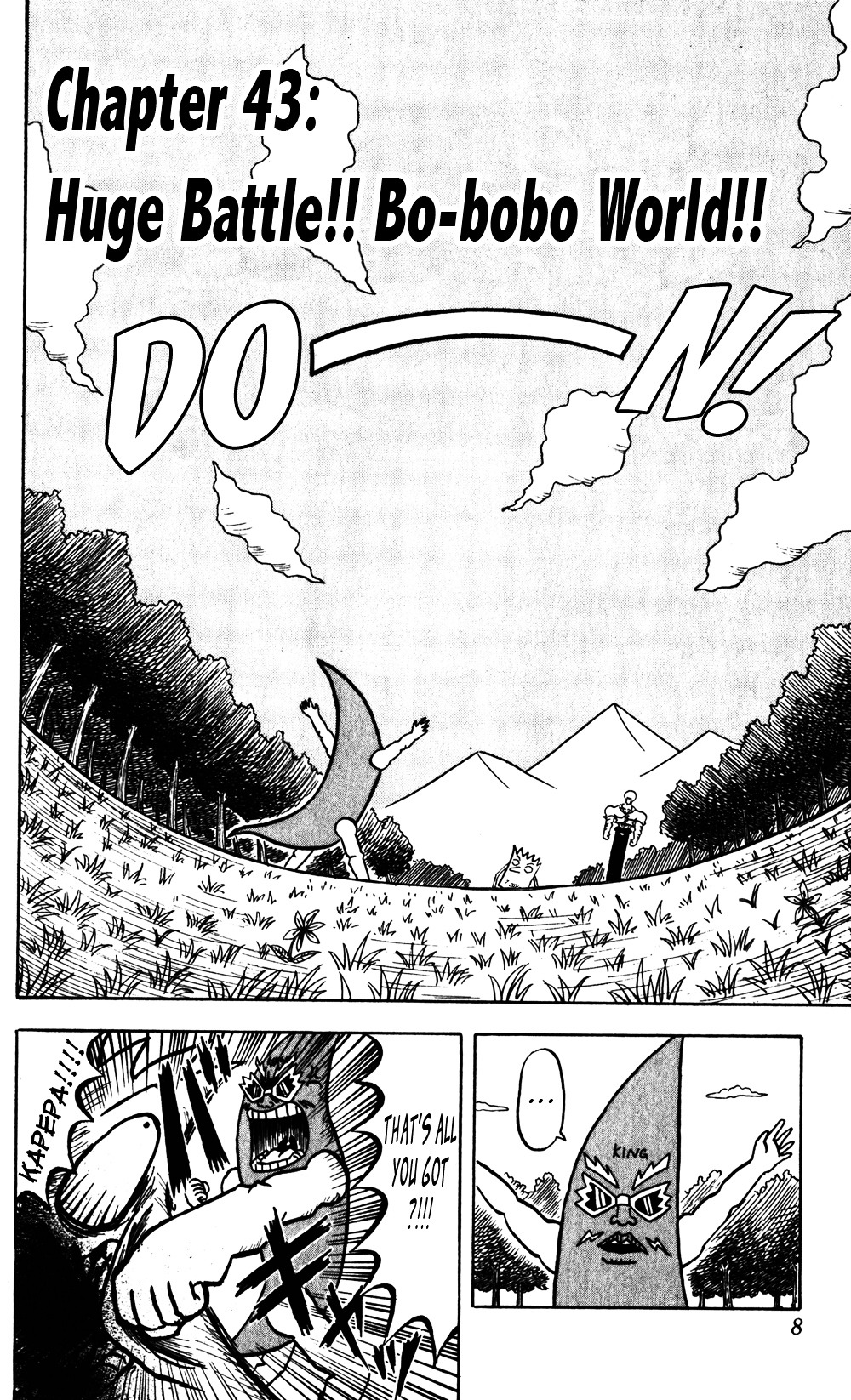 Bobobo-Bo Bo-Bobo - Chapter 43 : Huge Battle! Bo-Bobo World!!