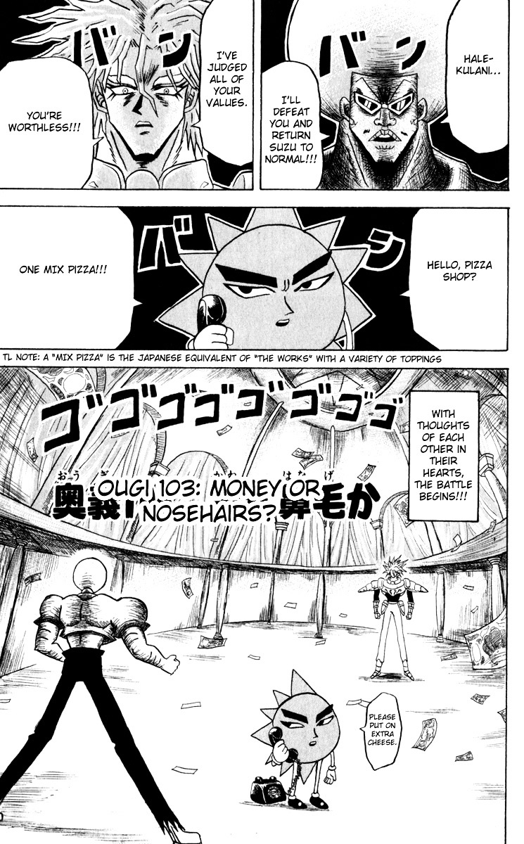 Bobobo-Bo Bo-Bobo - Chapter 103 : Money Or Nosehairs?