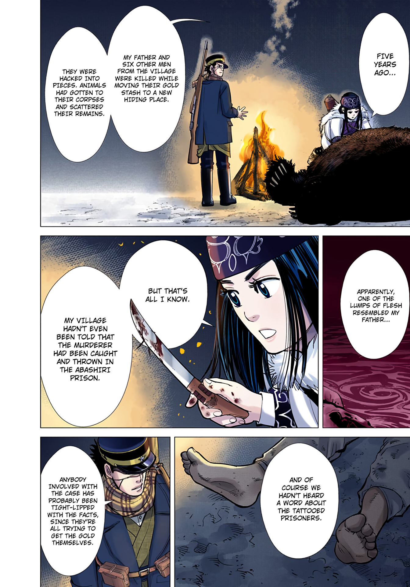 Golden Kamuy - Digital Colored Comics - Vol.1 Chapter 2: Wen Kamuy