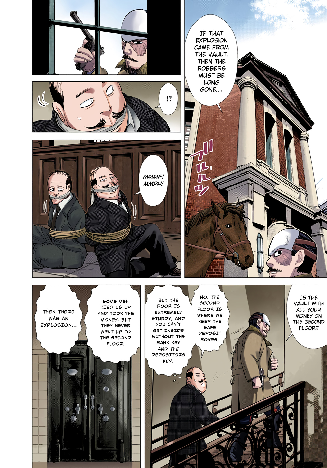 Golden Kamuy - Digital Colored Comics - Vol.4 Chapter 34: Contact