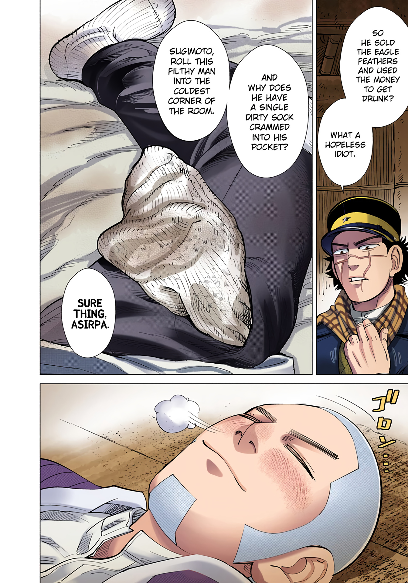 Golden Kamuy - Digital Colored Comics - Vol.4 Chapter 34: Contact